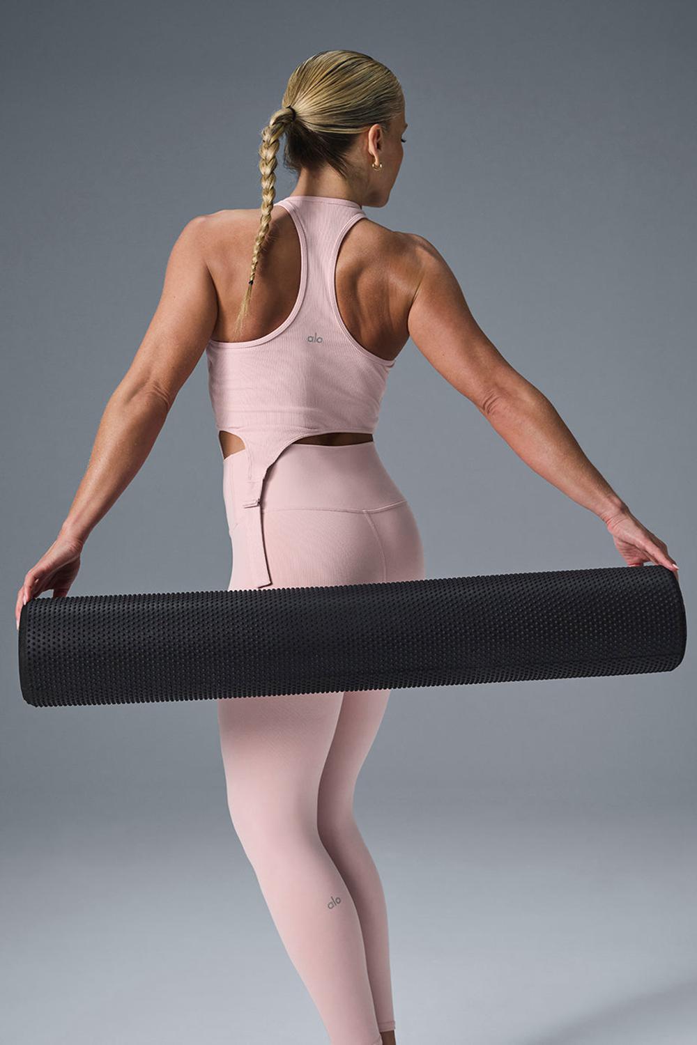 Alo Yoga Alosoft Ribbed Revelation Naisten Juoksupaidat Pinkki | Suomi  8791-NDTWH