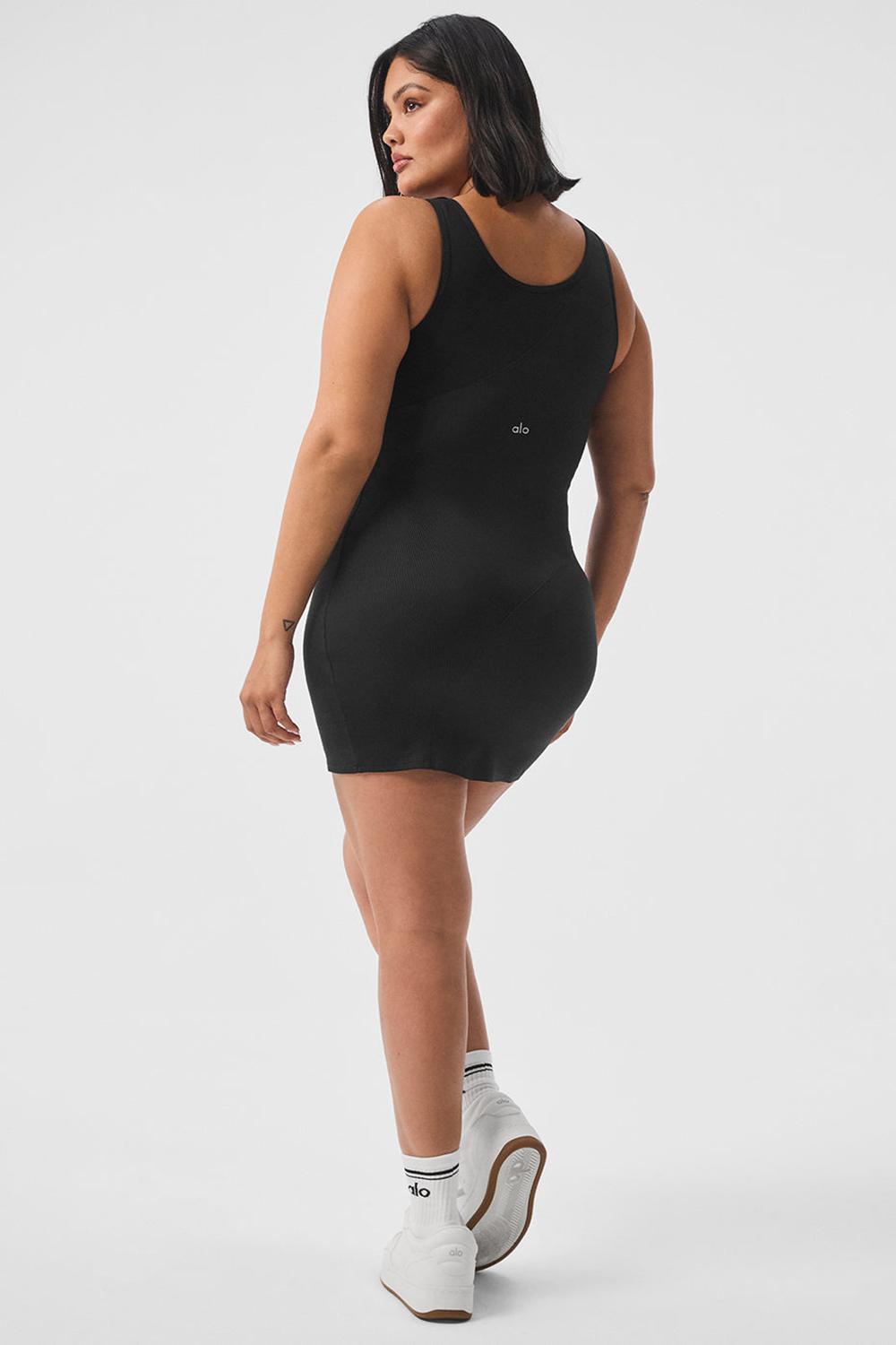 Alo Yoga Alosoft Sunbeam Naisten Mekko Mustat | Suomi  6417-VMFOI