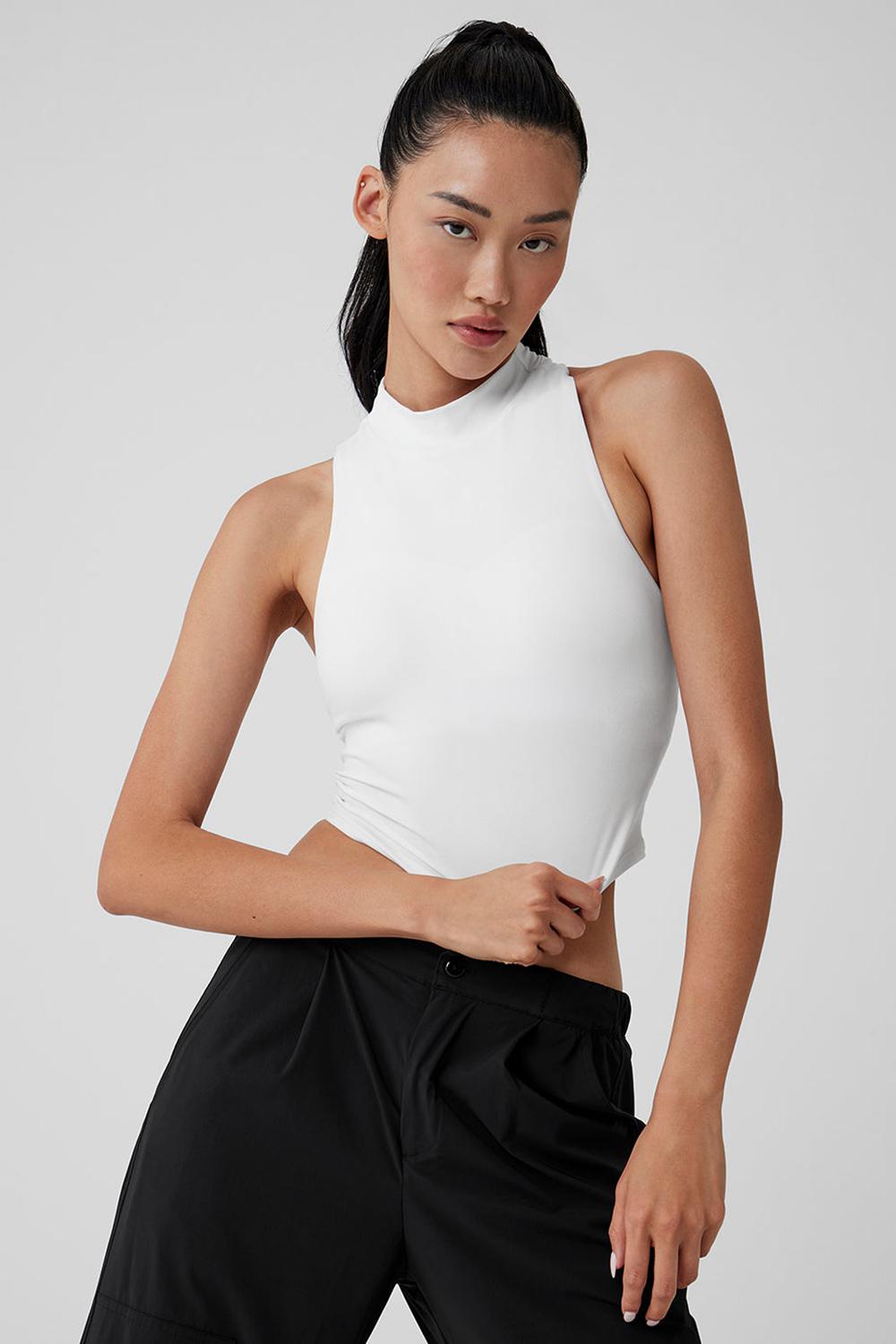 Alo Yoga Alosoft Top That Naisten Bra Tank Valkoinen | Suomi  1562-UFOCG