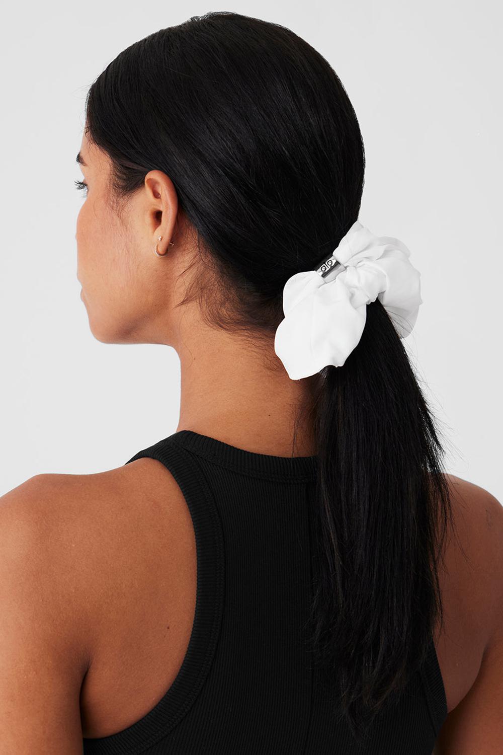 Alo Yoga Bead It Oversized Naisten Scrunchie Valkoinen | Suomi  3290-WBXAJ