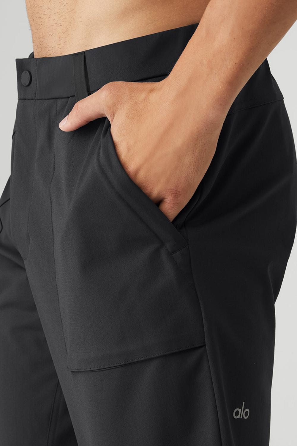 Alo Yoga Block Miesten Housut Anthracite | Suomi  3210-WPGUA