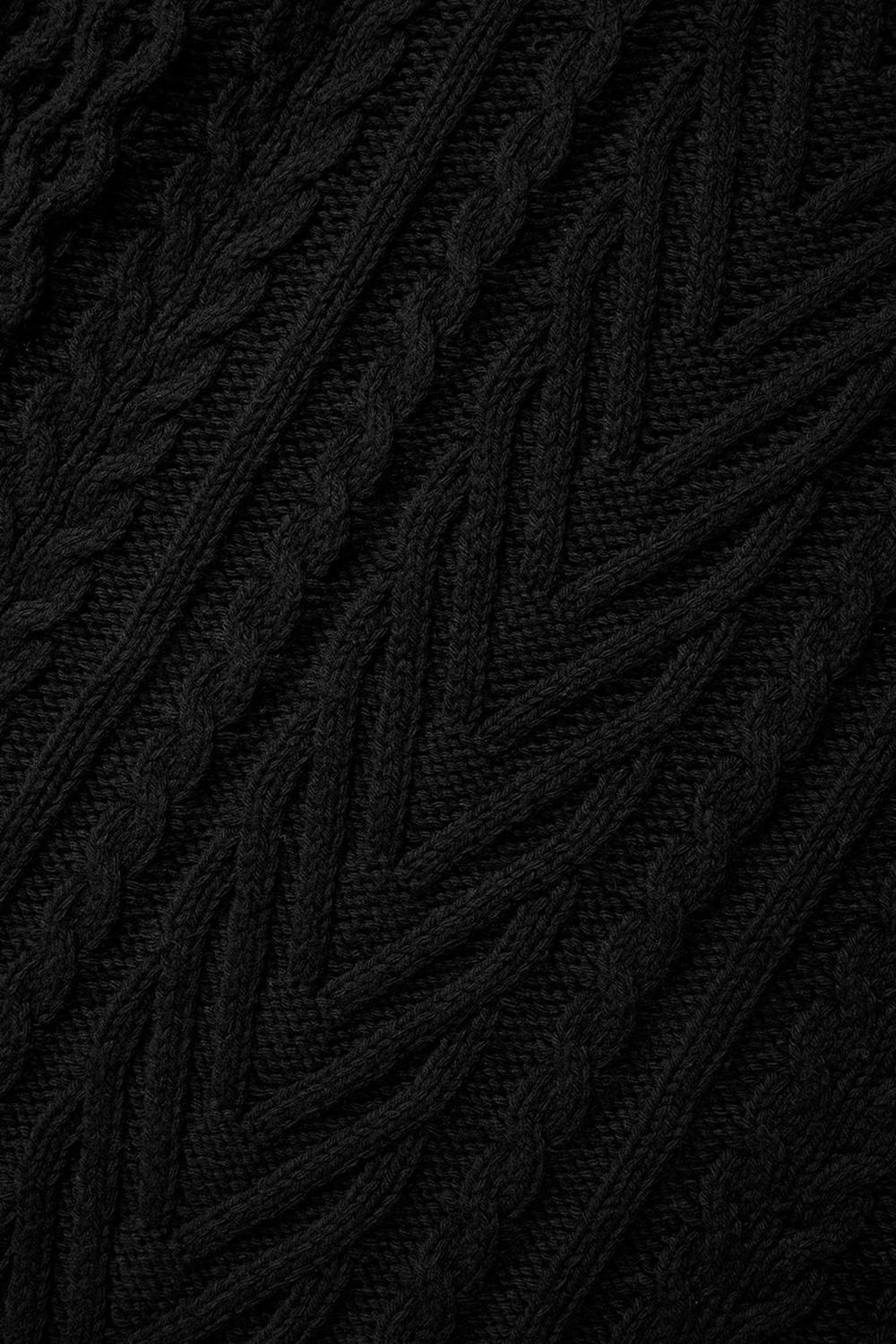 Alo Yoga Cable Knit Crew Neck Miesten Neulepuserot Mustat | Suomi  6342-JZUMX