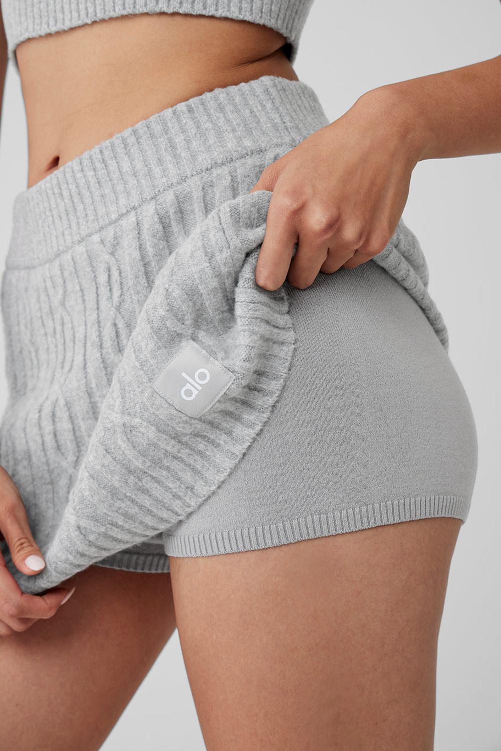 Alo Yoga Cable Knit Winter Bliss Mini Naisten Hameet Harmaat | Suomi  7345-YPWTC