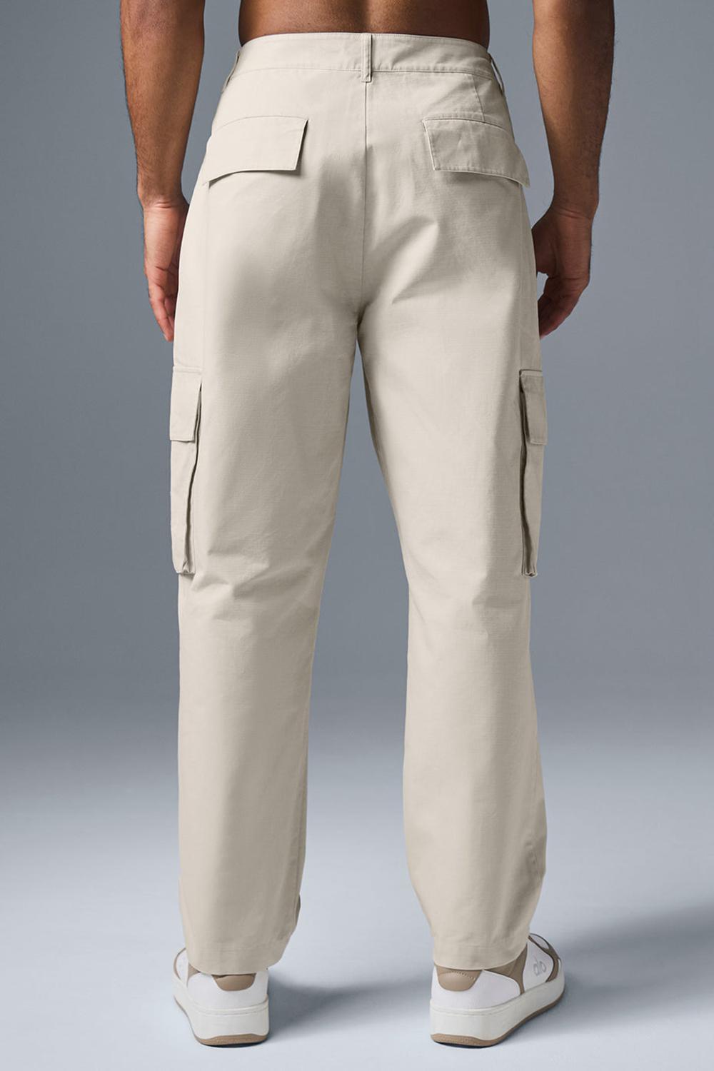 Alo Yoga Cargo Ripstop Miesten Housut Bone | Suomi  2378-XTVWG