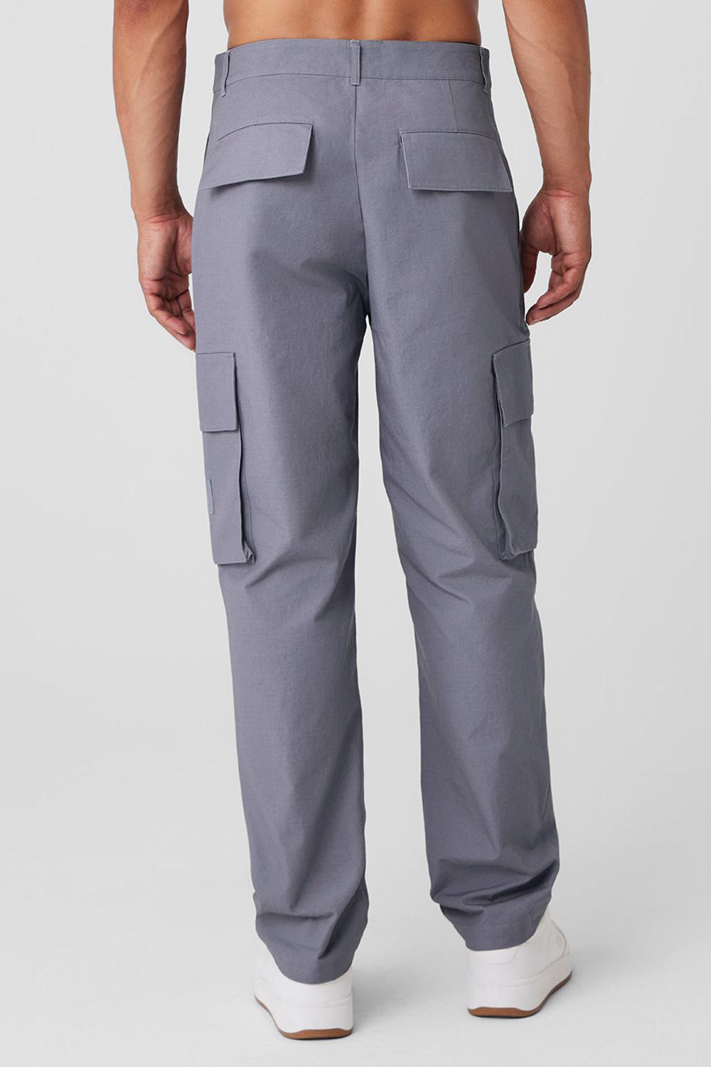 Alo Yoga Cargo Ripstop Miesten Housut Fog | Suomi  2198-GPUND