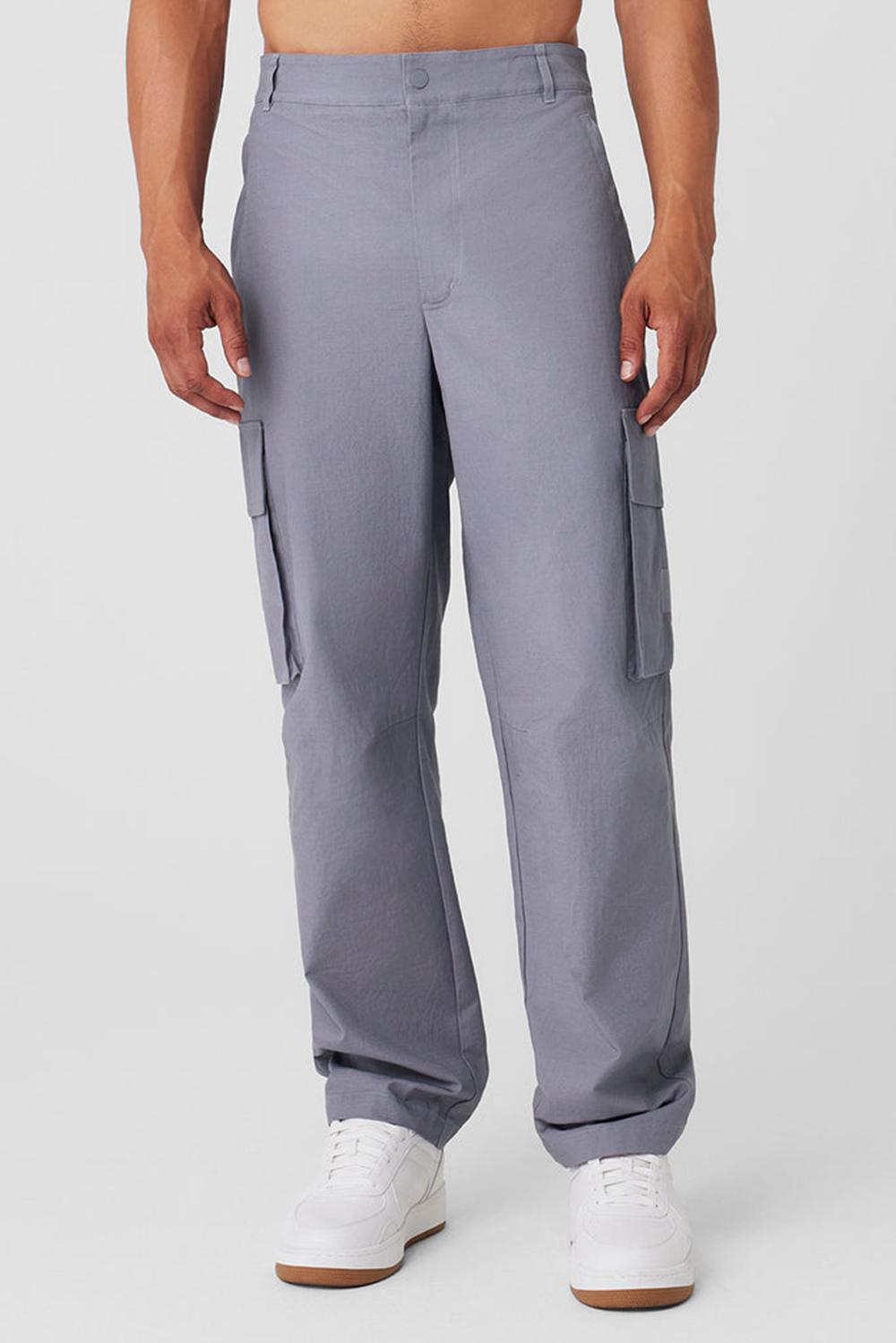 Alo Yoga Cargo Ripstop Miesten Housut Fog | Suomi  2198-GPUND