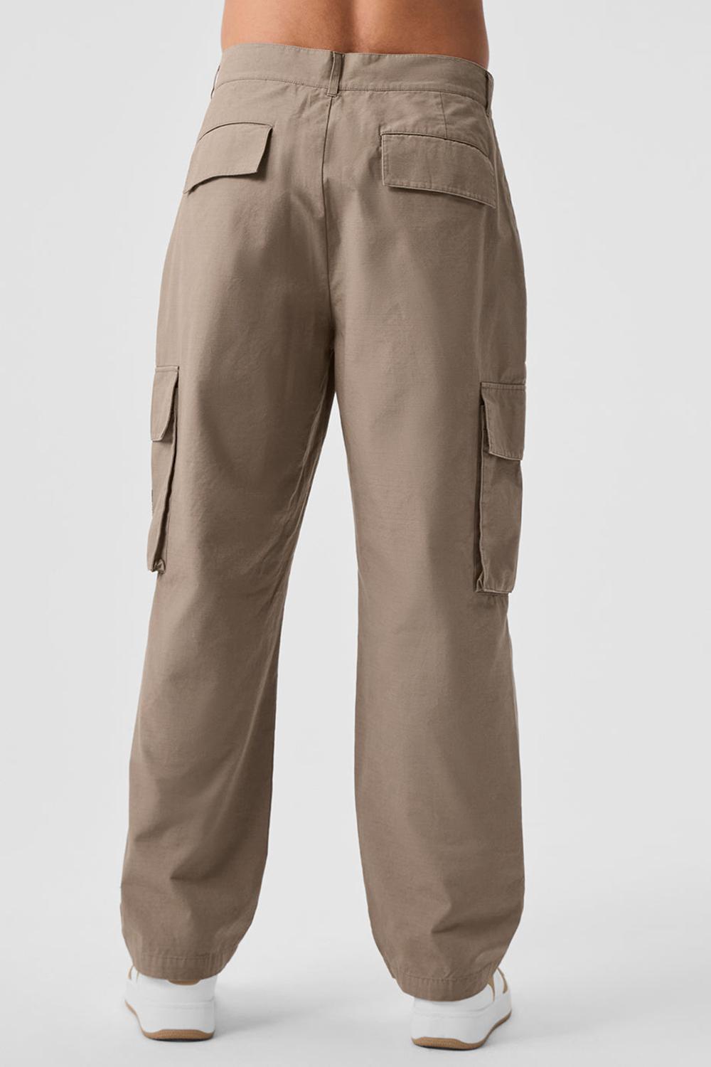 Alo Yoga Cargo Ripstop Miesten Housut Gravel | Suomi  8231-SDYTG