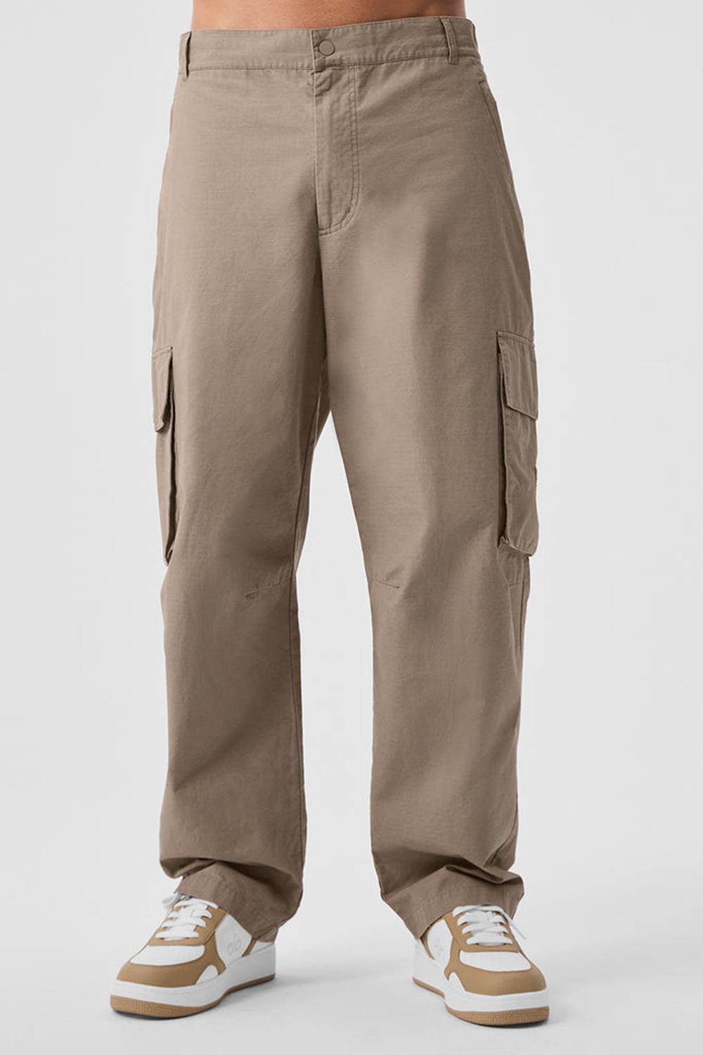 Alo Yoga Cargo Ripstop Miesten Housut Gravel | Suomi  8231-SDYTG