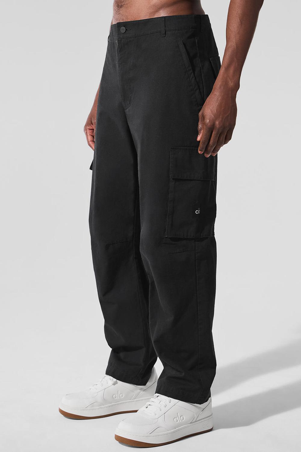 Alo Yoga Cargo Ripstop Miesten Housut Mustat | Suomi  0468-LSXEK