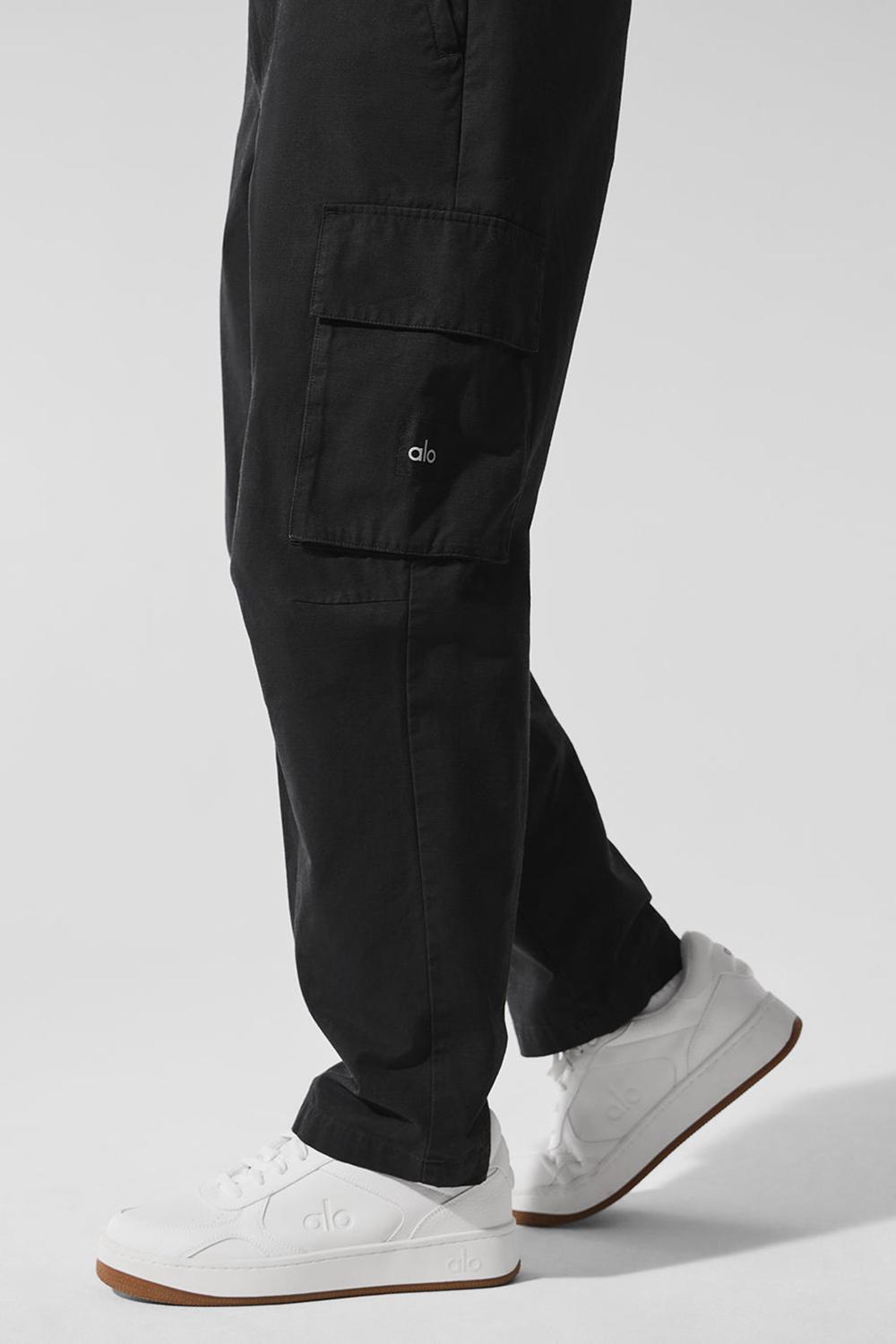 Alo Yoga Cargo Ripstop Miesten Housut Mustat | Suomi  0468-LSXEK