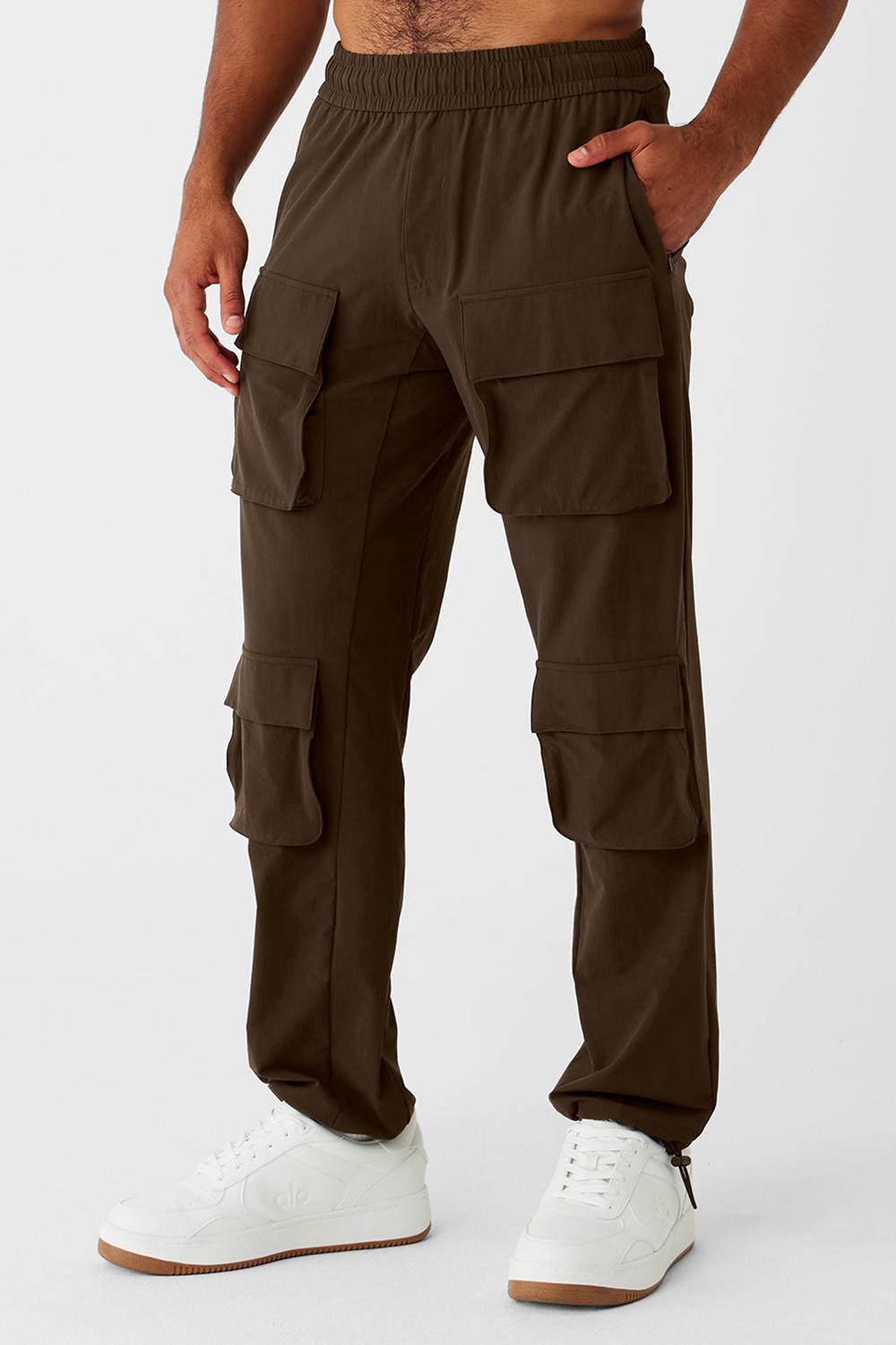 Alo Yoga Cargo Venture Miesten Housut Espresso | Suomi  0462-OHZVA