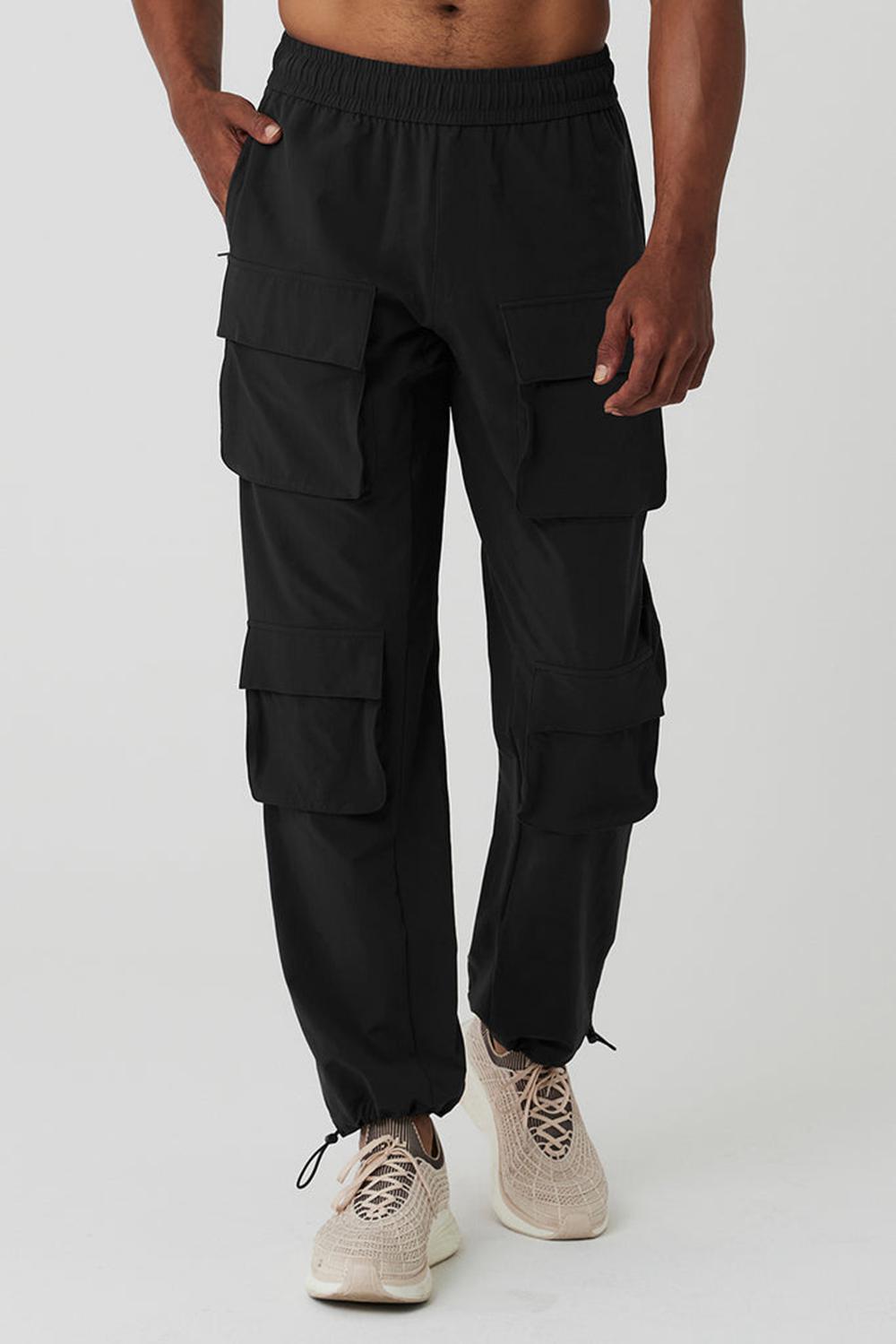 Alo Yoga Cargo Venture Miesten Housut Mustat | Suomi  5961-QFJDT