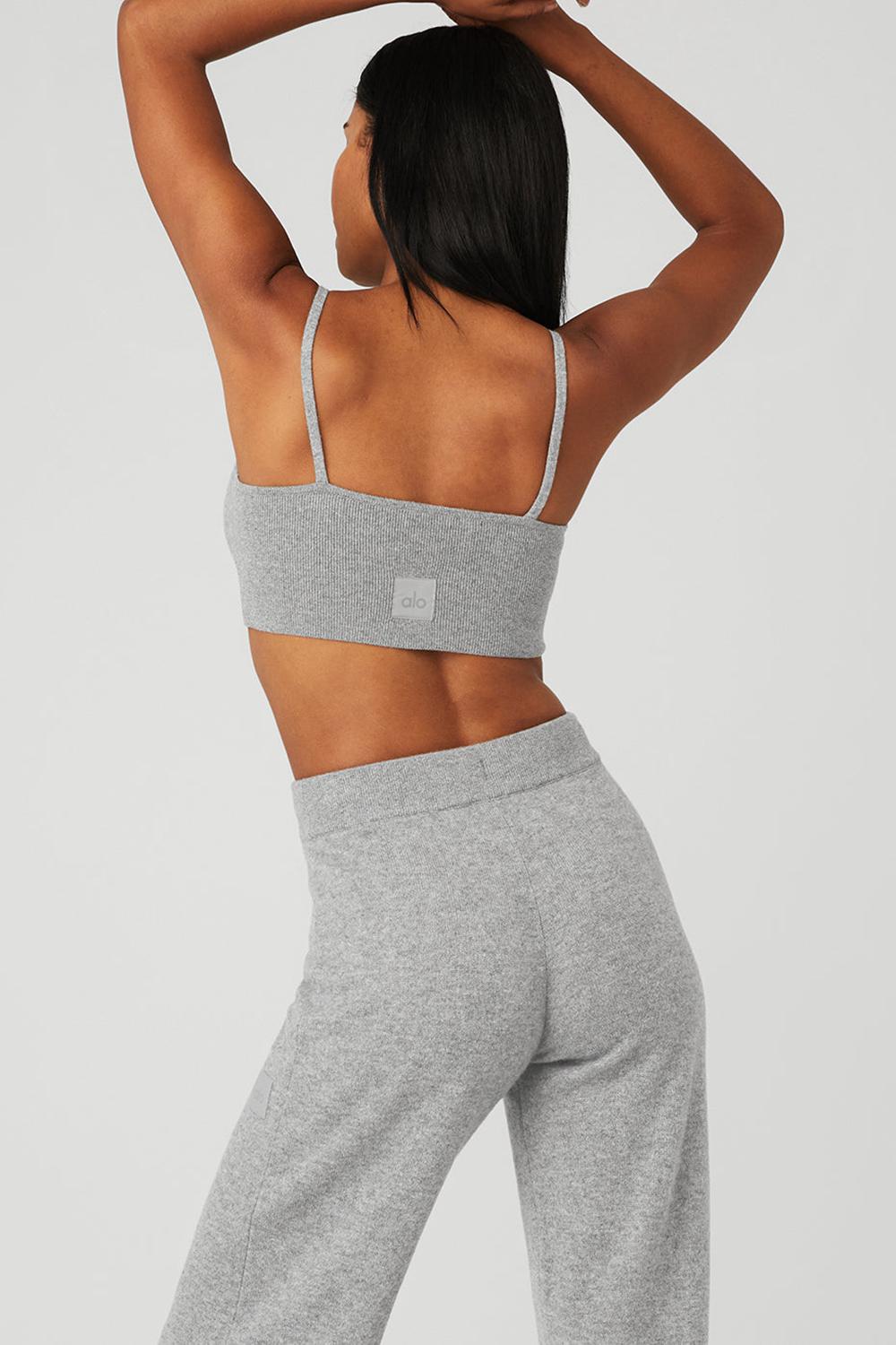 Alo Yoga Cashmere Jet Set Naisten Urheiluliivi Harmaat | Suomi  8954-XPNRD