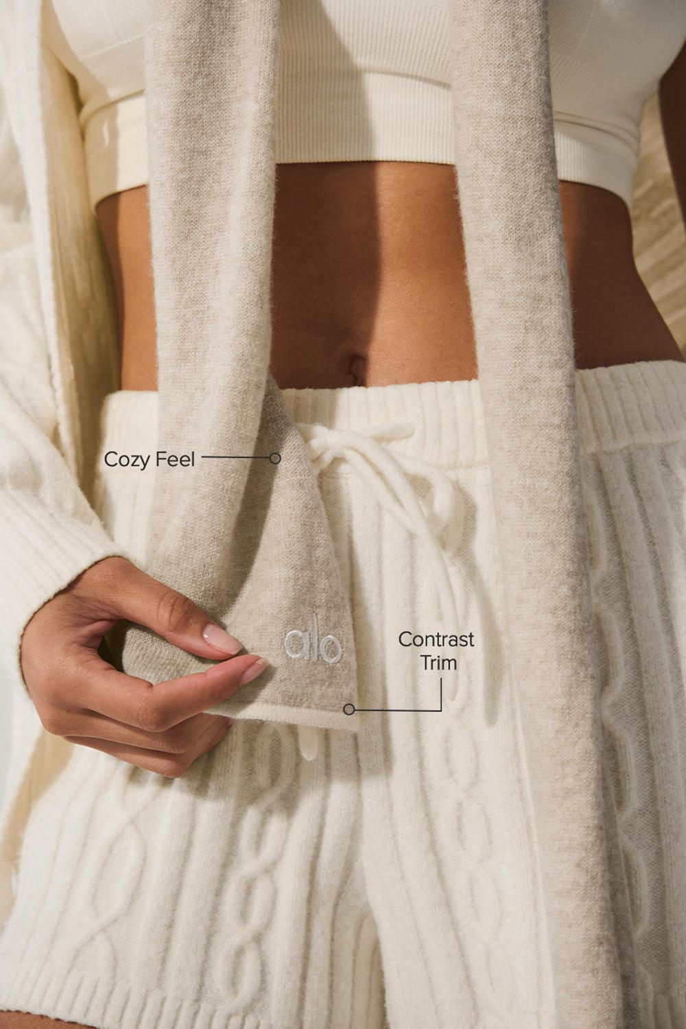 Alo Yoga Cashmere Light Frosted Naisten Huivi Winter Latte / Ivory | Suomi  0759-OMDXR