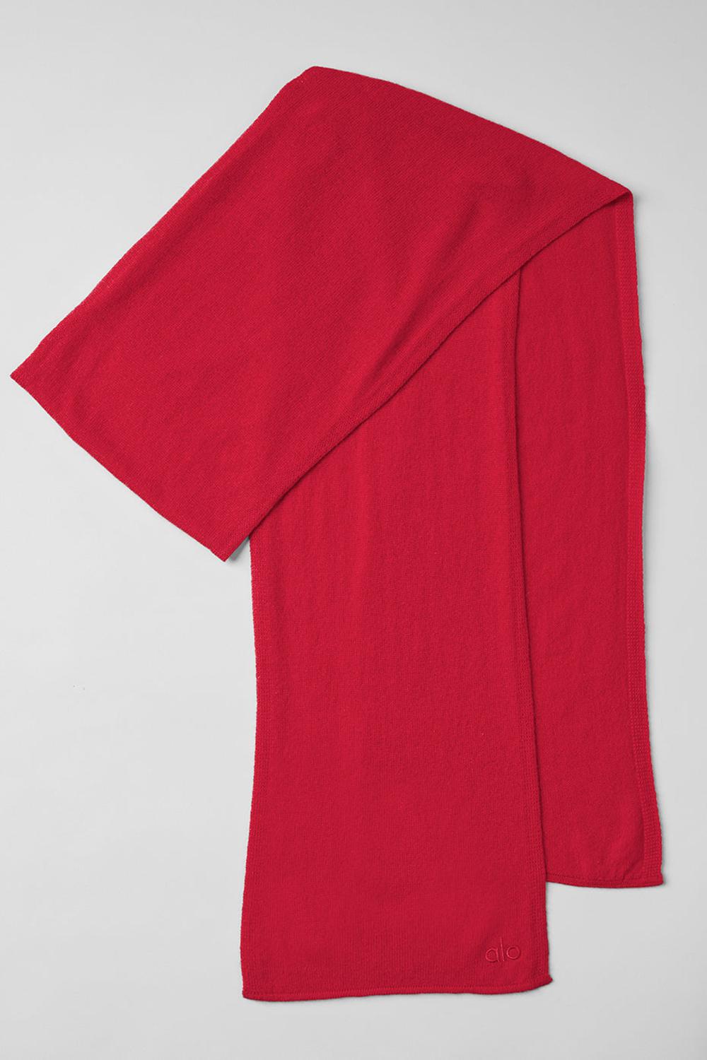 Alo Yoga Cashmere Light Frosted Naisten Huivi Punainen | Suomi  2054-MYNLU