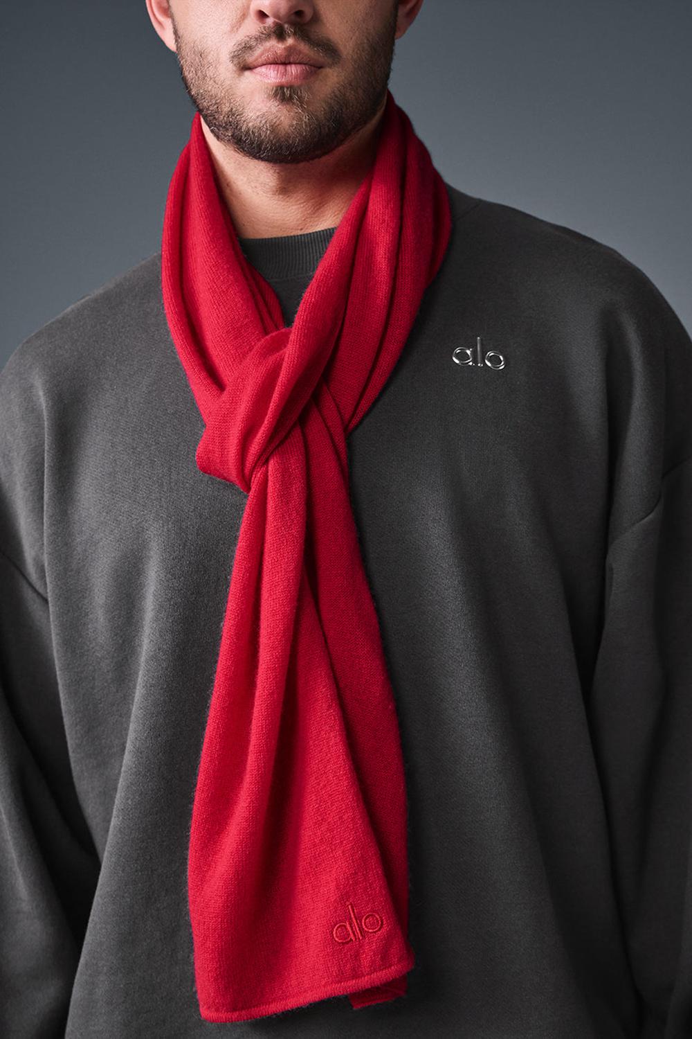 Alo Yoga Cashmere Light Frosted Naisten Huivi Punainen | Suomi  2054-MYNLU