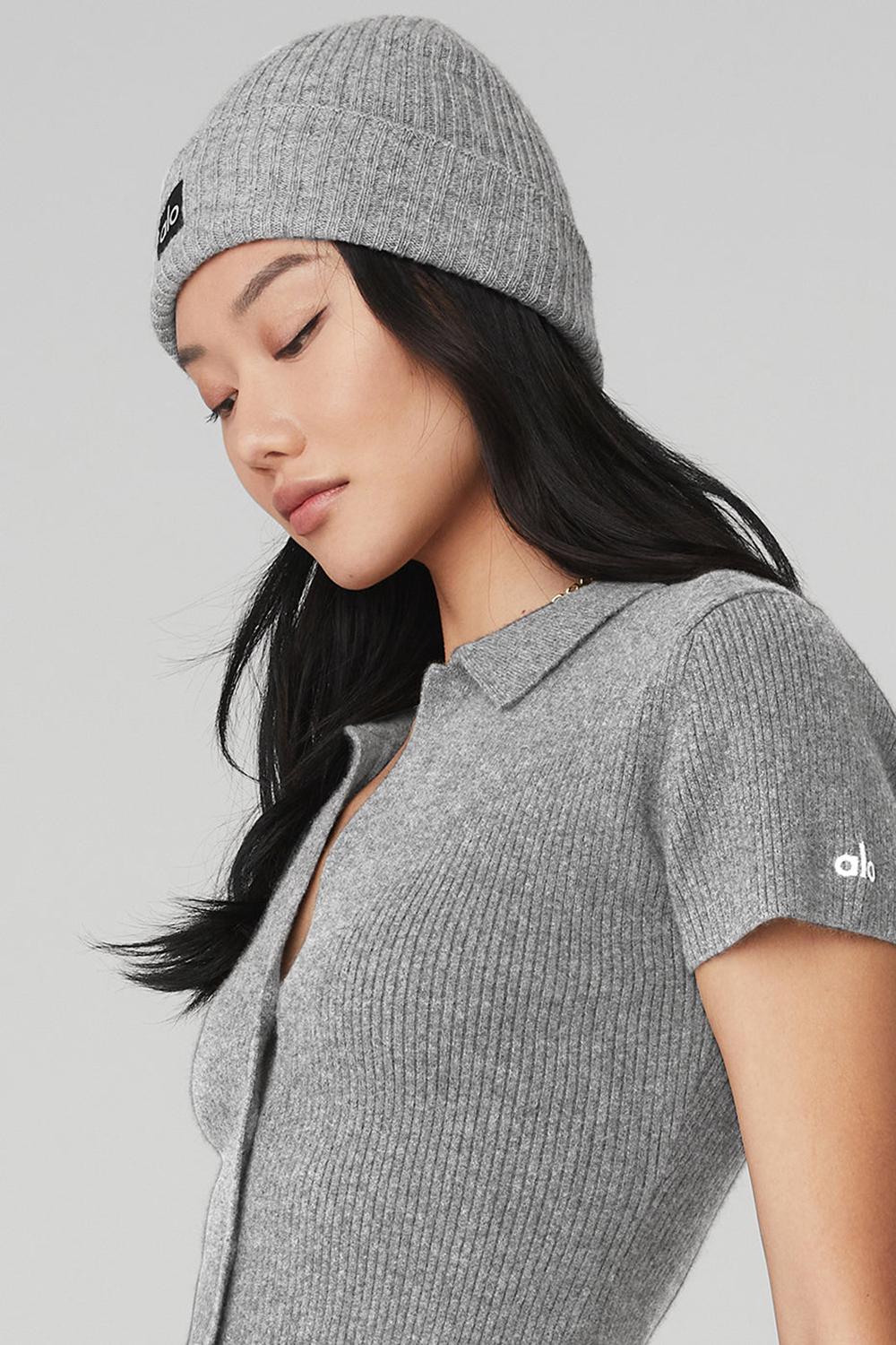 Alo Yoga Cashmere Miesten Pipo Harmaat | Suomi  5496-DPNMC