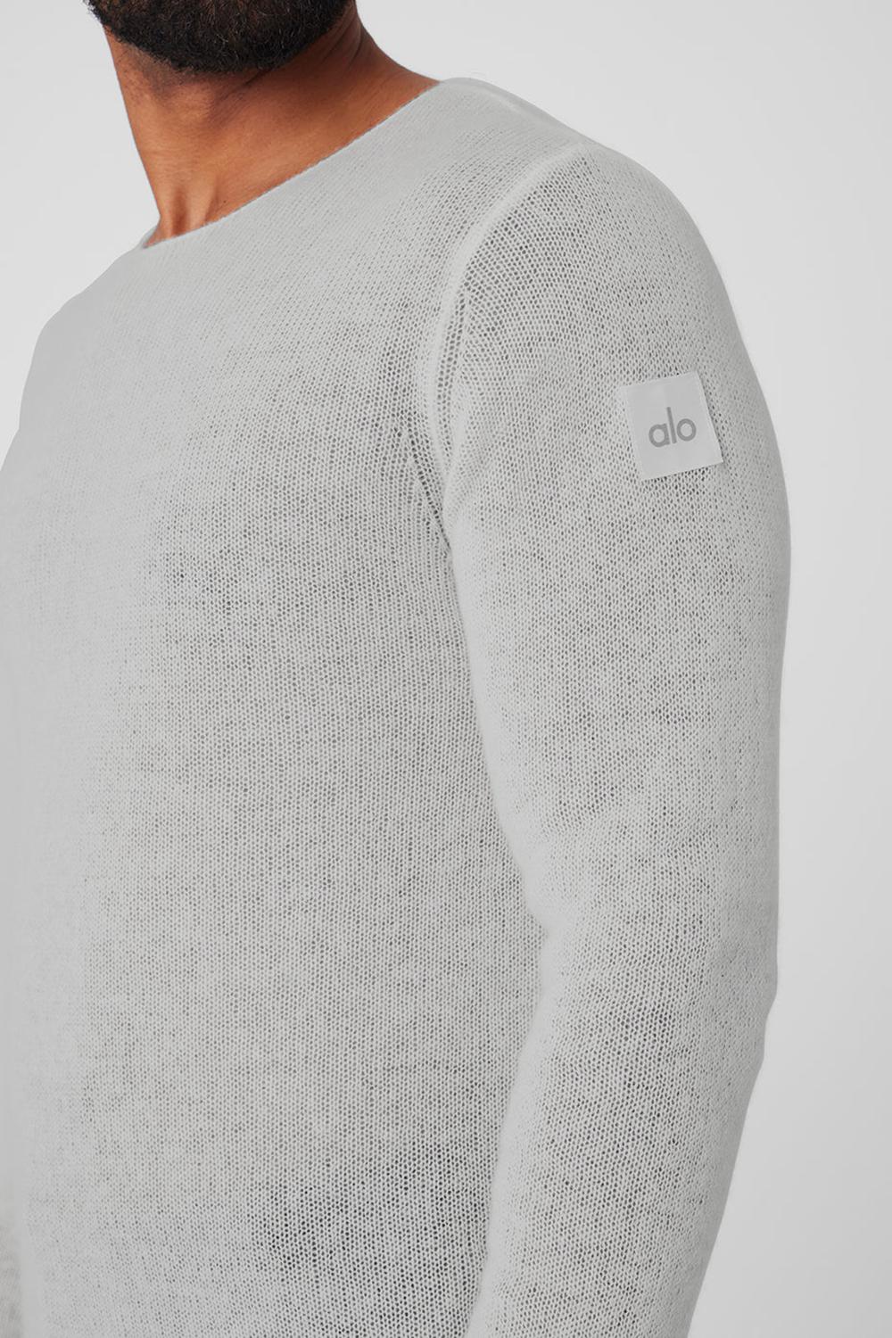 Alo Yoga Cashmere Reform Miesten Pitkähihainen Harmaat | Suomi  3081-XONTI