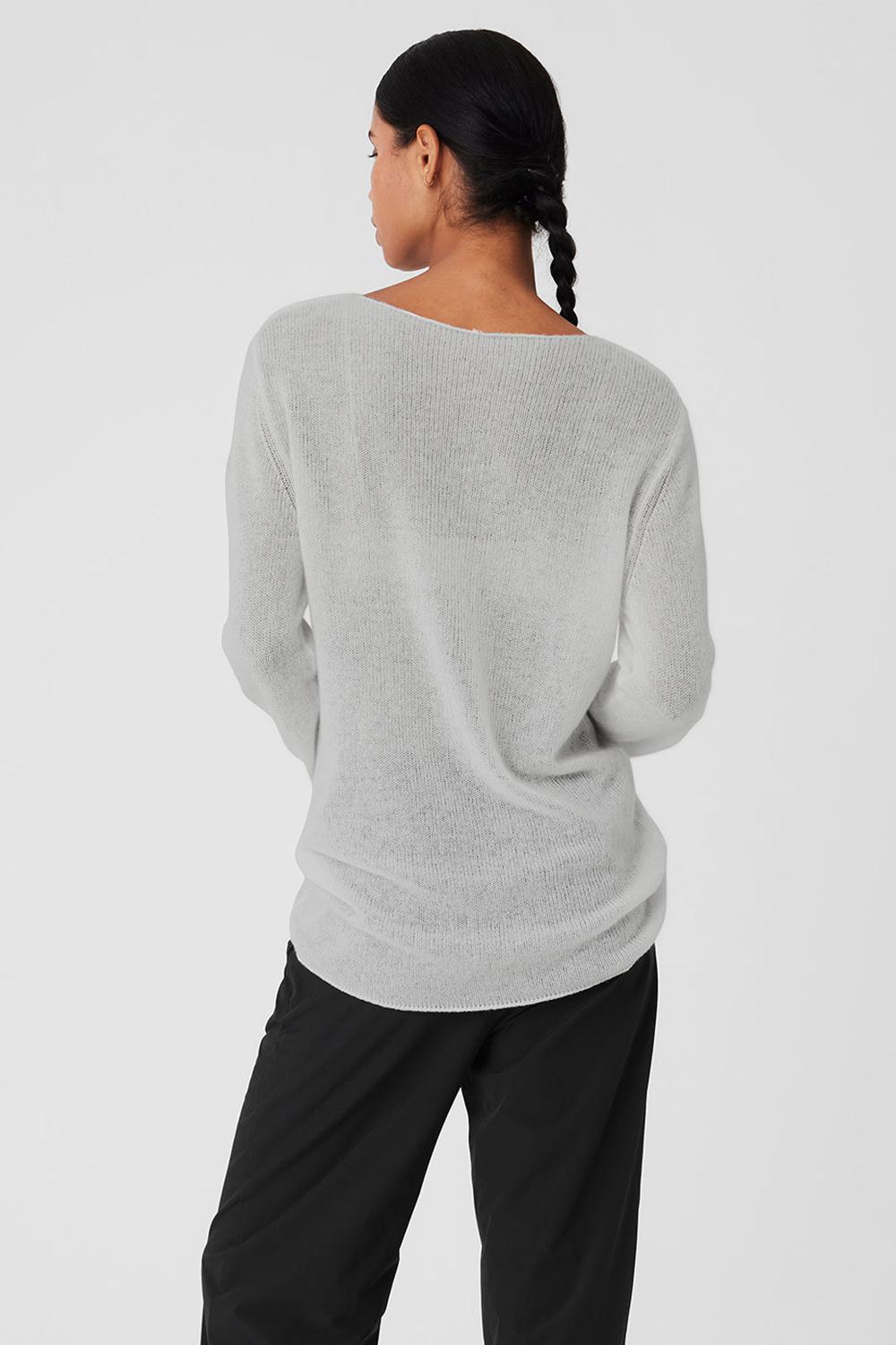 Alo Yoga Cashmere Reform Naisten Pitkähihainen Harmaat | Suomi  4278-TNHCV