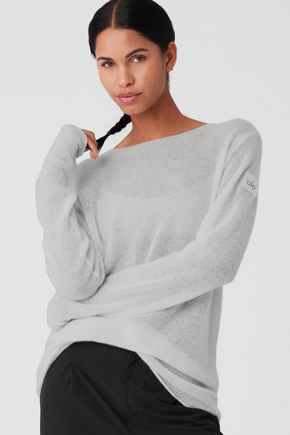 Alo Yoga Cashmere Reform Naisten Pitkähihainen Harmaat | Suomi  4278-TNHCV