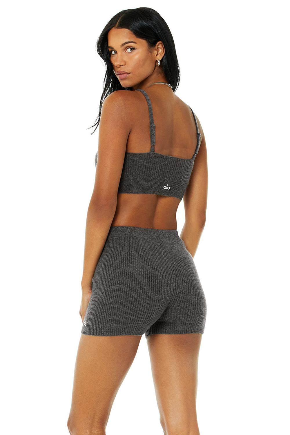 Alo Yoga Cashmere Ribbed Staycation Naisten Urheiluliivi Harmaat | Suomi  3085-ZWIMG