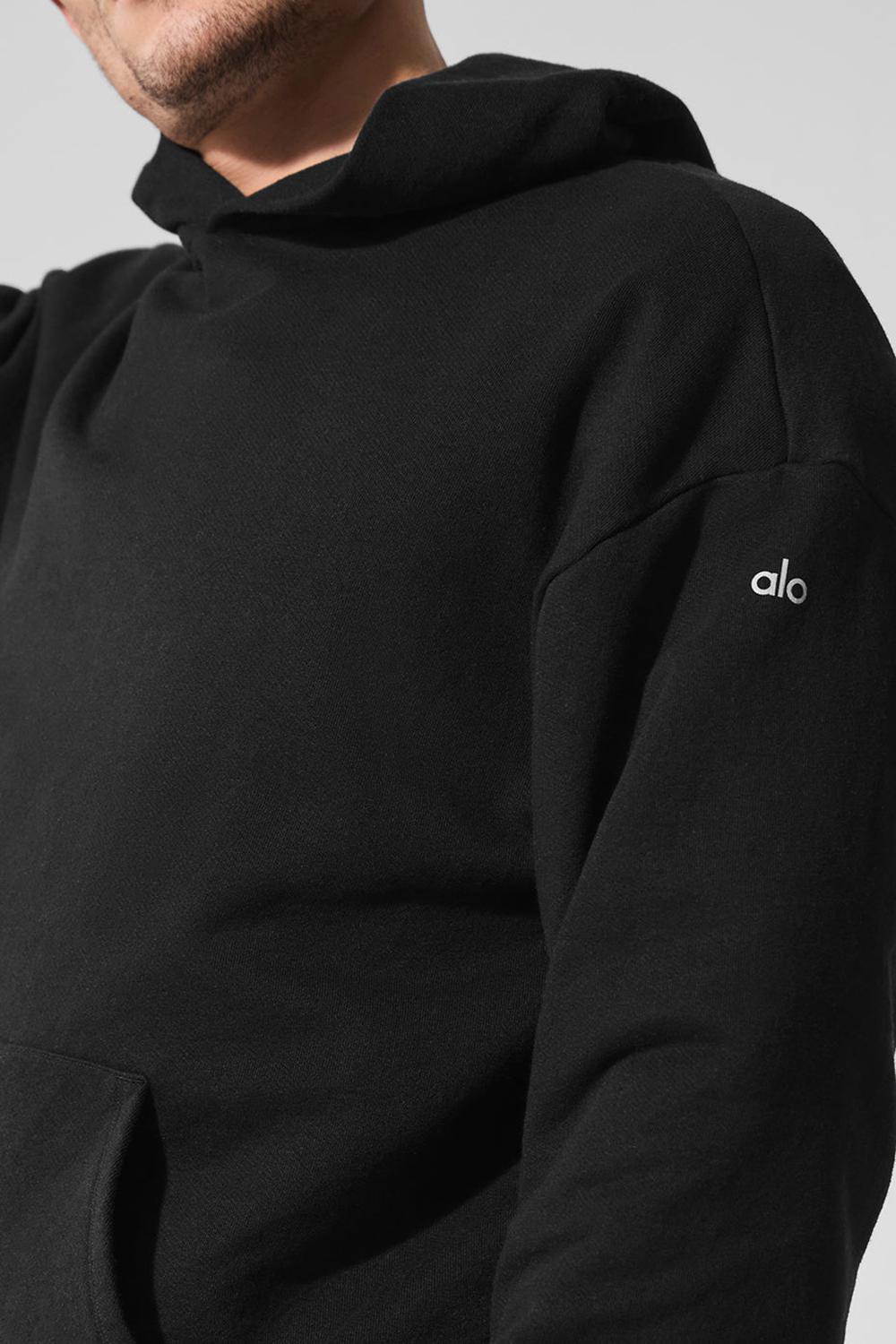 Alo Yoga Chill Miesten Huppari Mustat | Suomi  5829-AVCLE