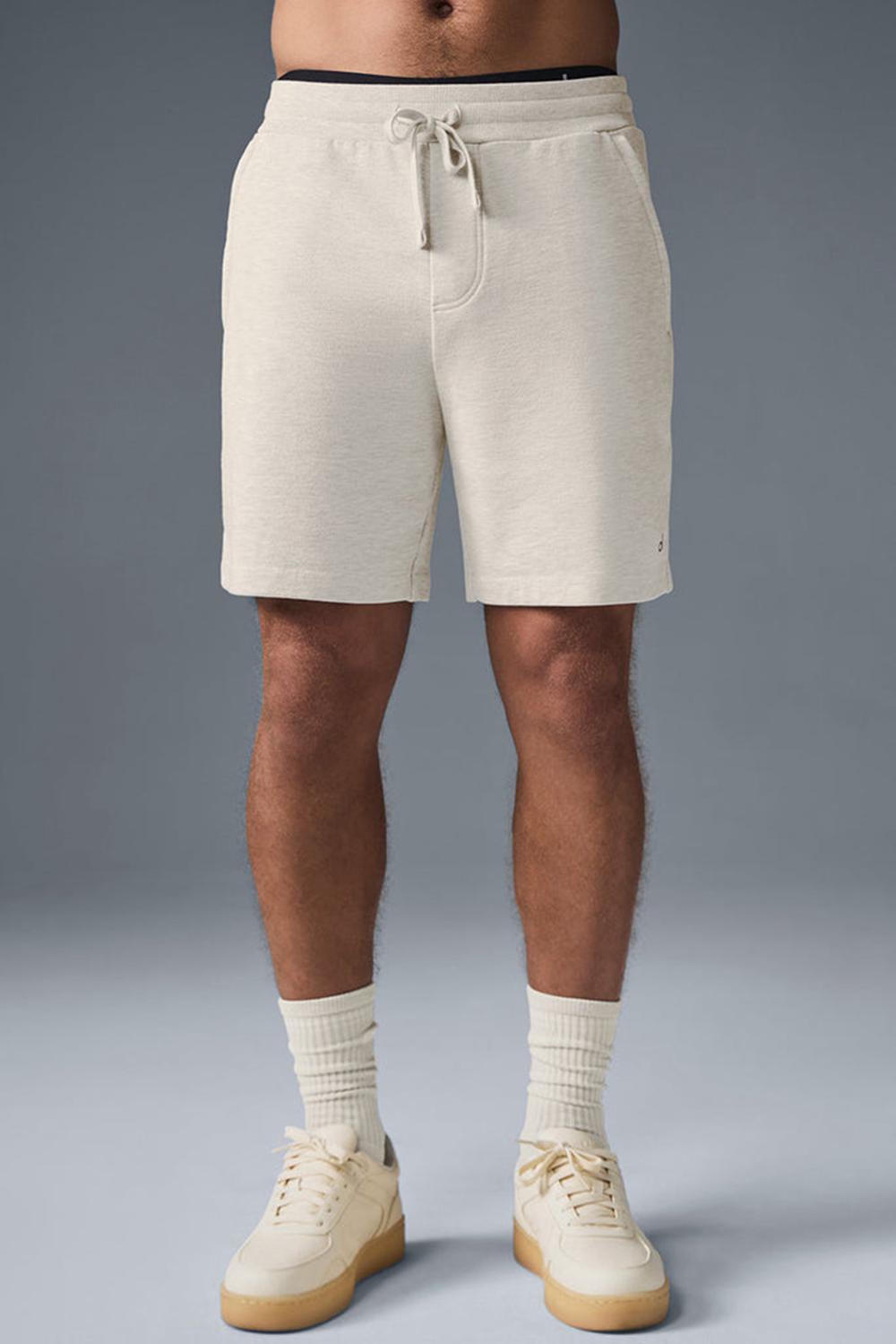 Alo Yoga Chill Miesten Shortsit Oatmeal Heather | Suomi  5427-BVIWM