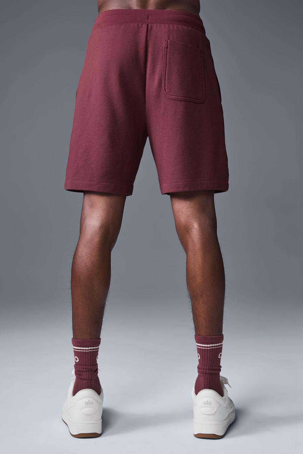 Alo Yoga Chill Miesten Shortsit Viininpunainen | Suomi  7358-EZQCK