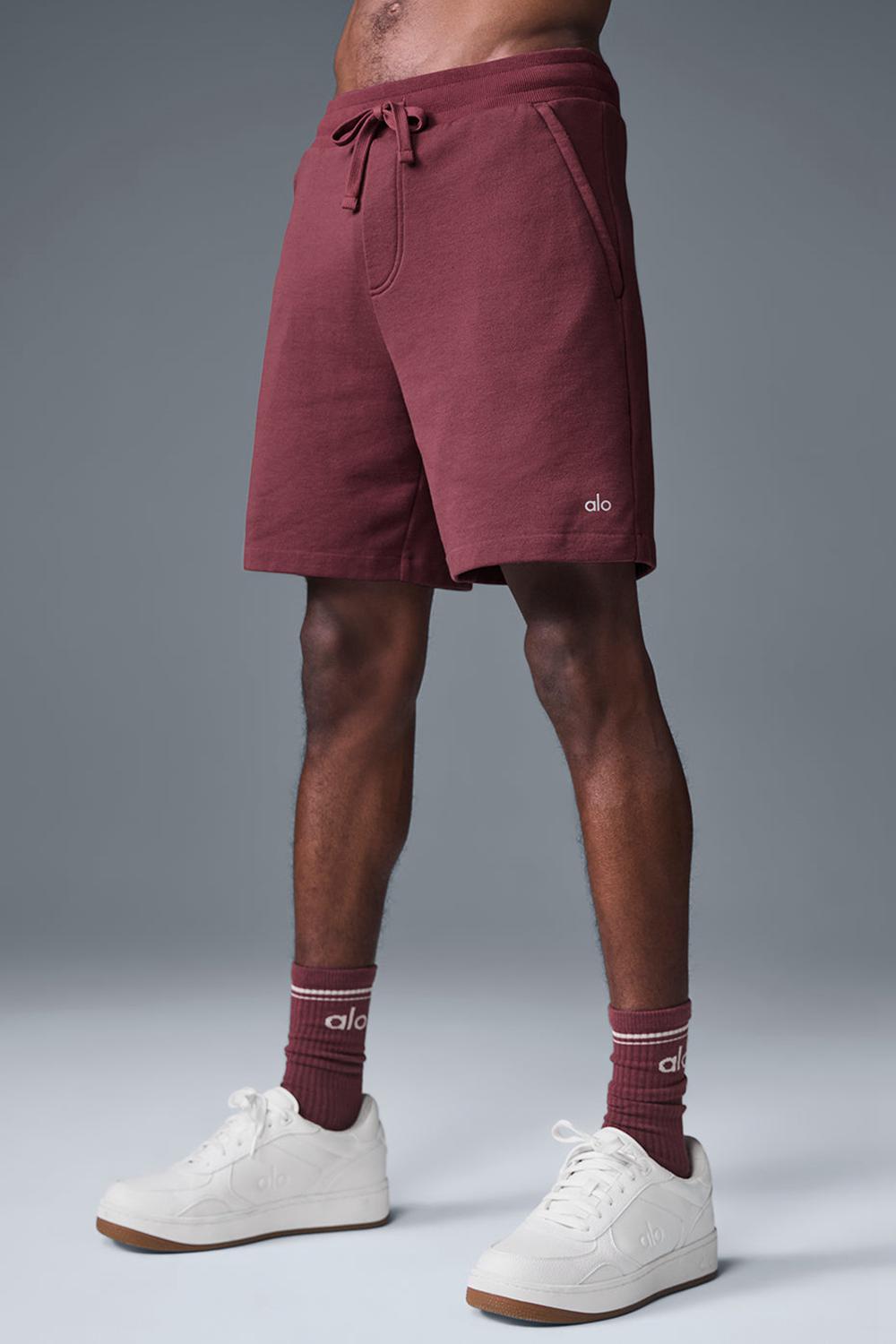Alo Yoga Chill Miesten Shortsit Viininpunainen | Suomi  7358-EZQCK