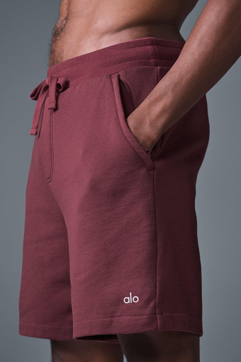 Alo Yoga Chill Miesten Shortsit Viininpunainen | Suomi  7358-EZQCK