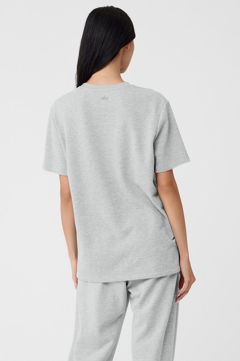 Alo Yoga Chill Naisten Short Sleeve Harmaat | Suomi  8291-BLAEJ