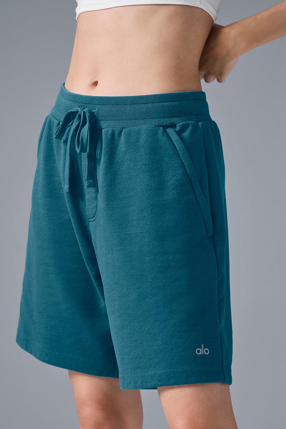 Alo Yoga Chill Naisten Shortsit Oceanic Teal | Suomi  3052-DRPQZ