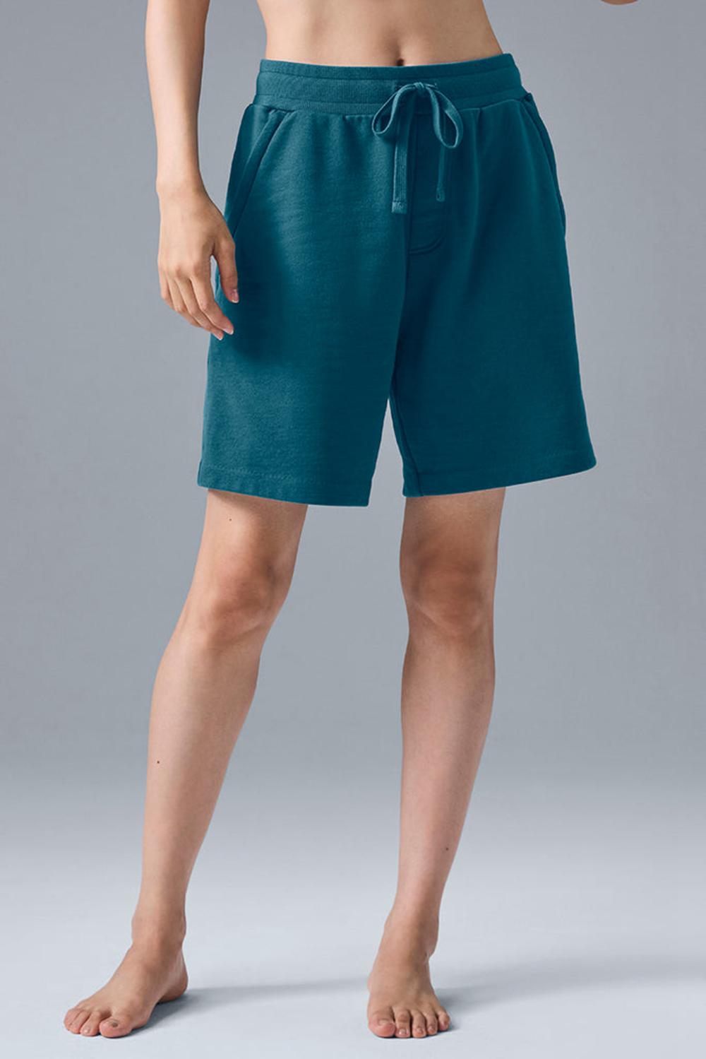 Alo Yoga Chill Naisten Shortsit Oceanic Teal | Suomi  3052-DRPQZ