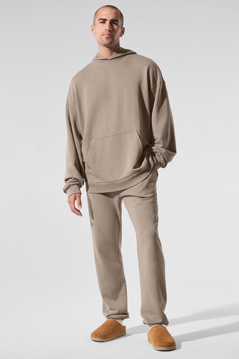 Alo Yoga Chill Vintage Wash Miesten Huppari Pesu | Suomi  7830-GBMCT
