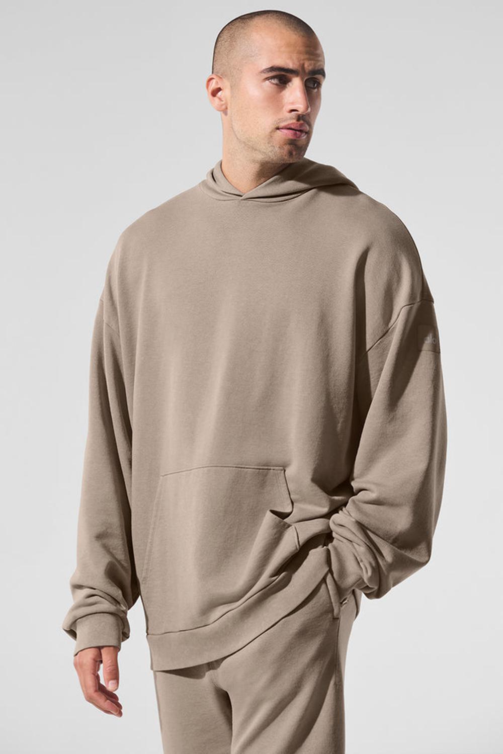 Alo Yoga Chill Vintage Wash Miesten Huppari Pesu | Suomi  7830-GBMCT