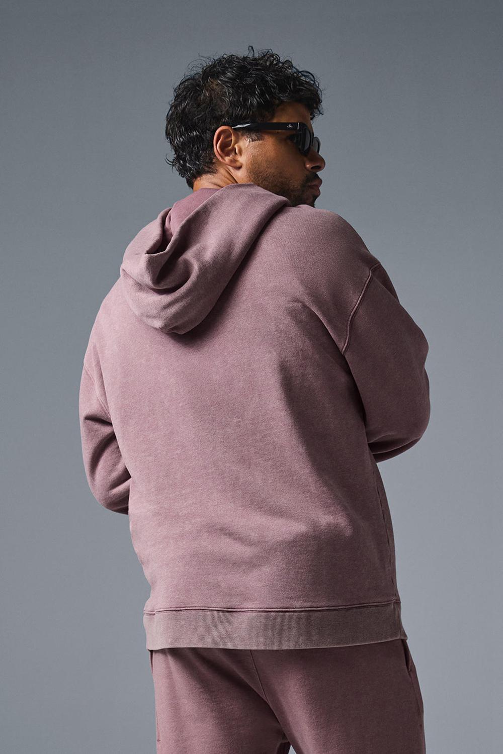 Alo Yoga Chill Vintage Wash Miesten Huppari Pesu | Suomi  7086-FPTNO