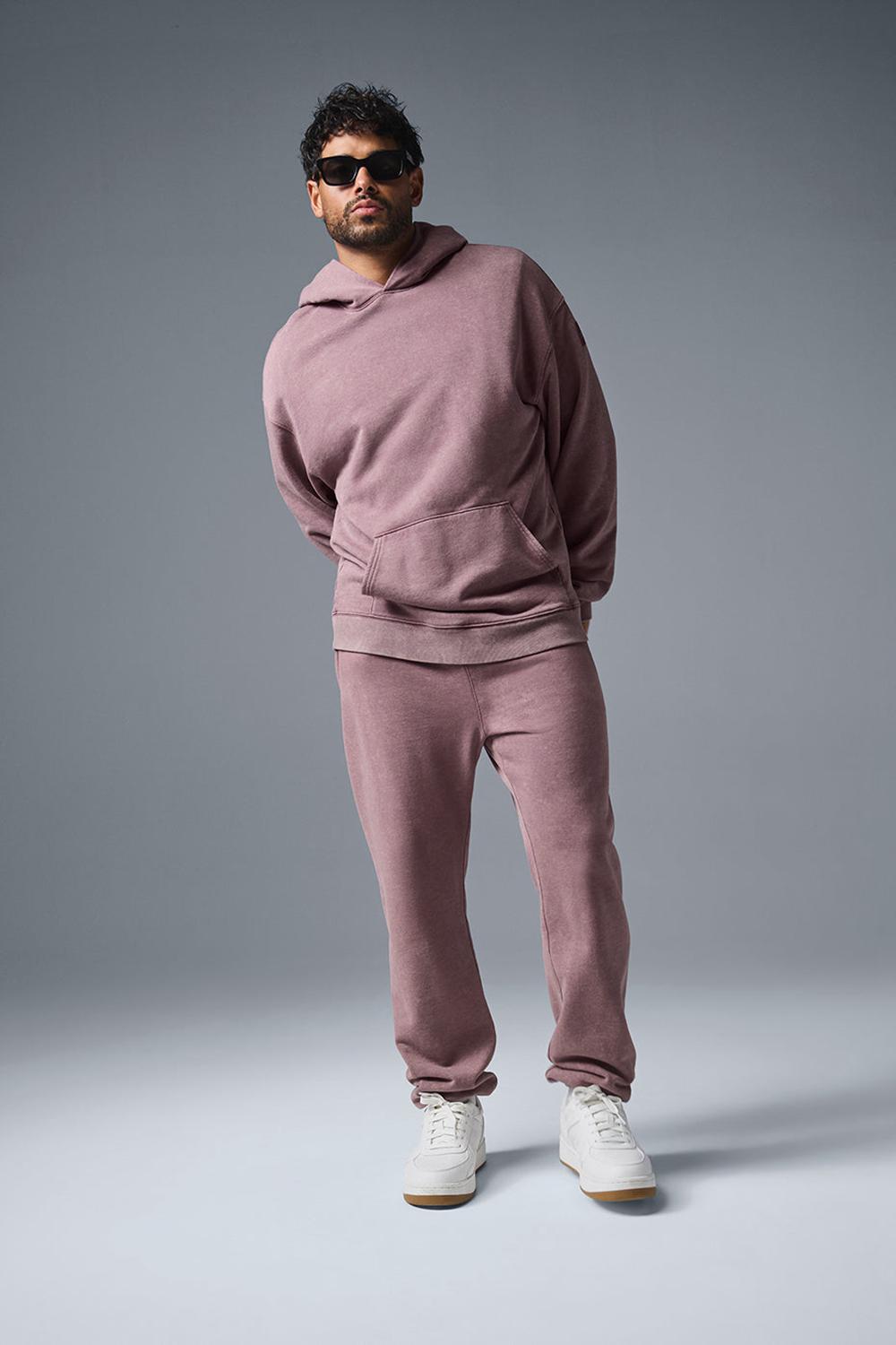 Alo Yoga Chill Vintage Wash Miesten Huppari Pesu | Suomi  7086-FPTNO