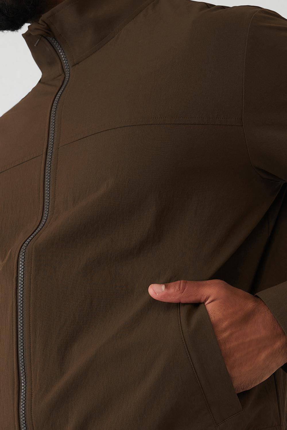 Alo Yoga Co-Op Bomber Miesten Bomber Takki Espresso | Suomi  5139-VFQXG