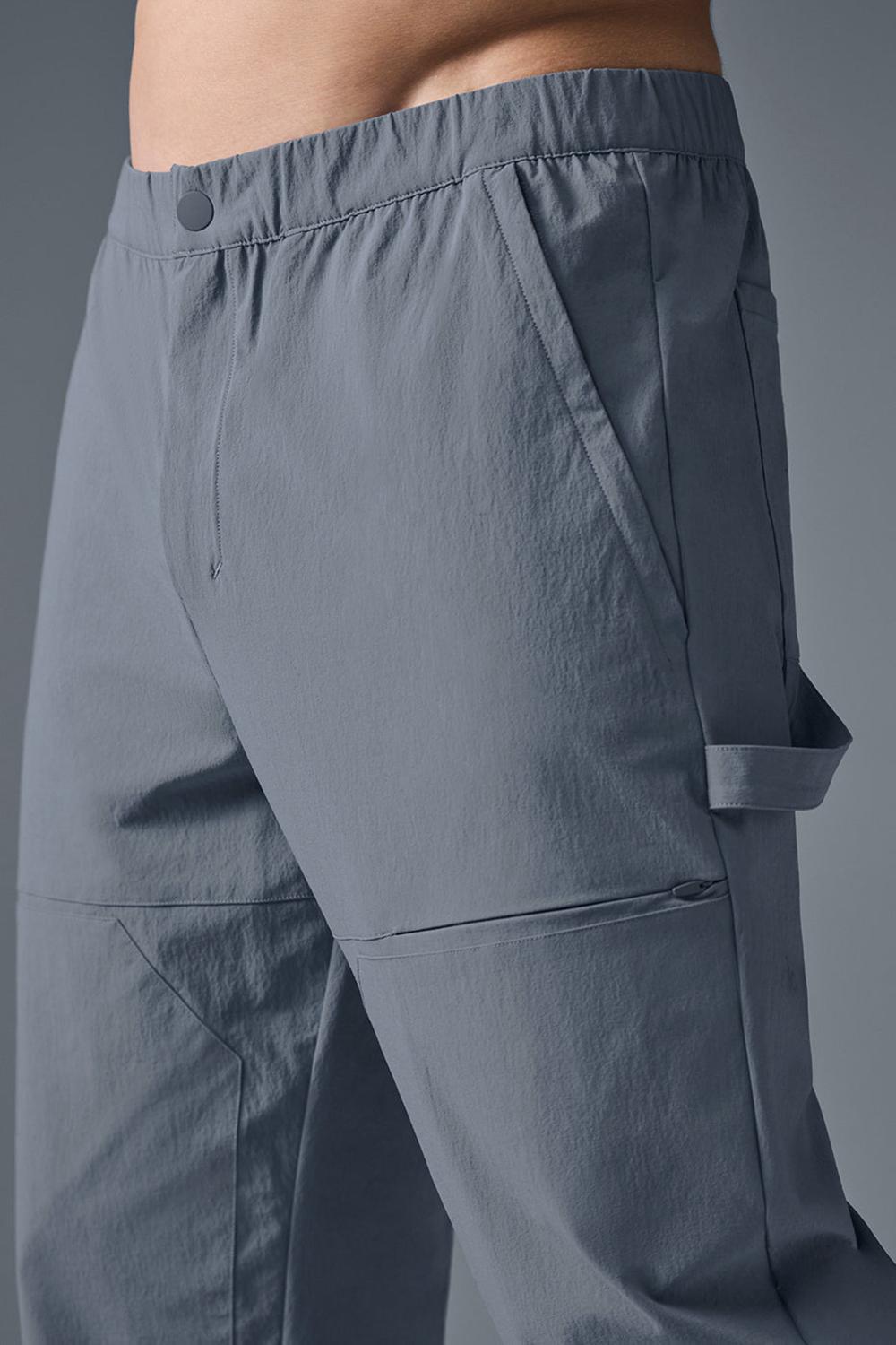Alo Yoga Co-Op Carpenter Track Miesten Housut Harmaat | Suomi  1764-DIAOL