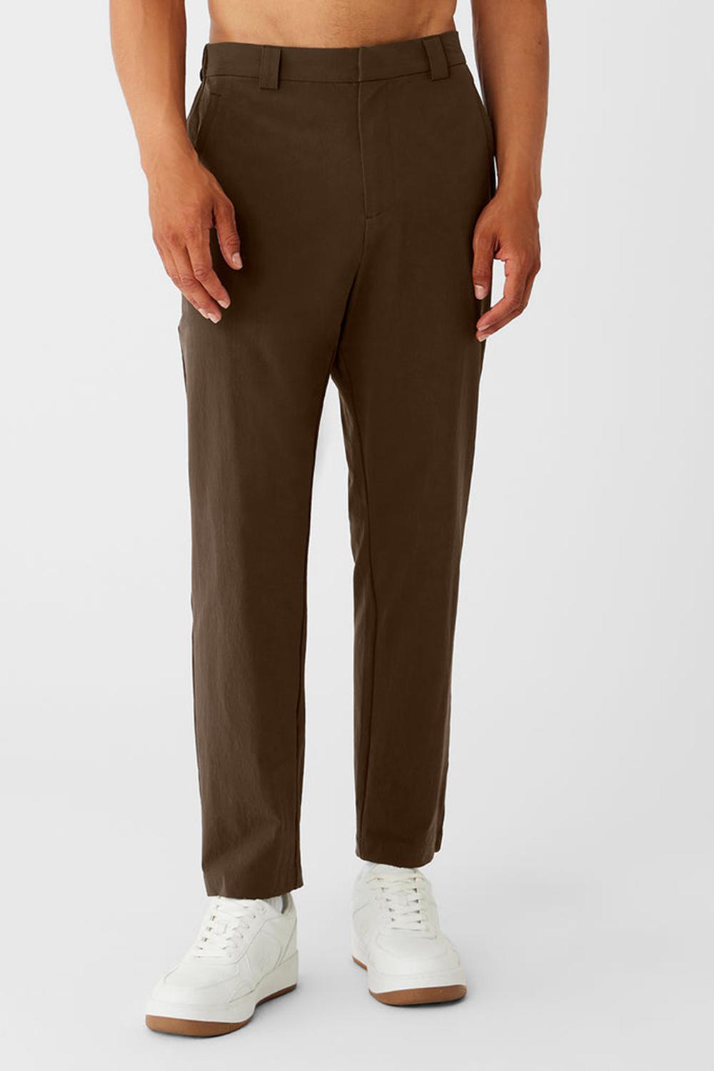 Alo Yoga Co-Op Cropped Tech Miesten Housut Espresso | Suomi  3084-CTGLJ
