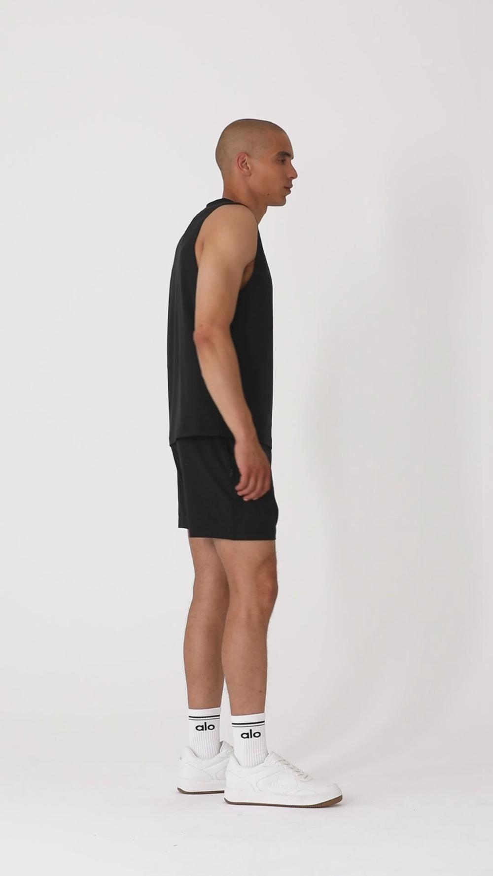 Alo Yoga Conquer Muscle Miesten Juoksupaidat Chestnut | Suomi  1374-HGEND