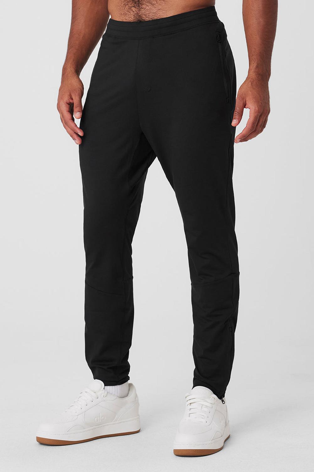 Alo Yoga Conquer React Performance Miesten Housut Mustat | Suomi  6219-AYTDR