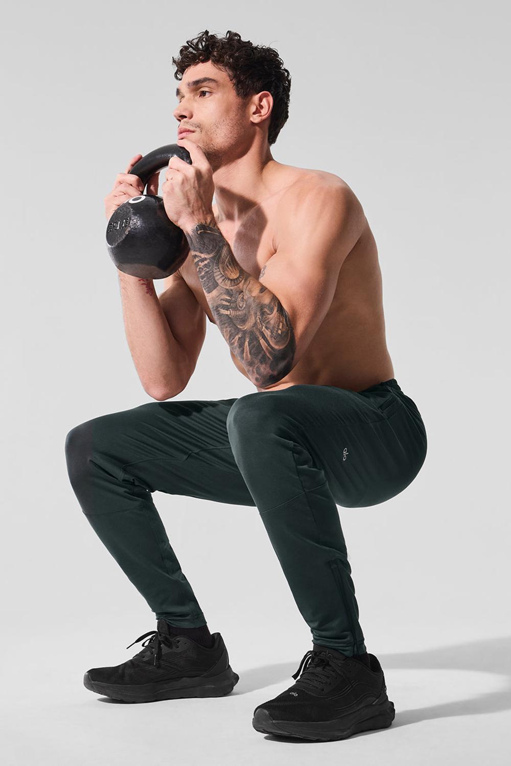 Alo Yoga Conquer React Performance Miesten Housut Vihreä | Suomi  7186-EZOKX