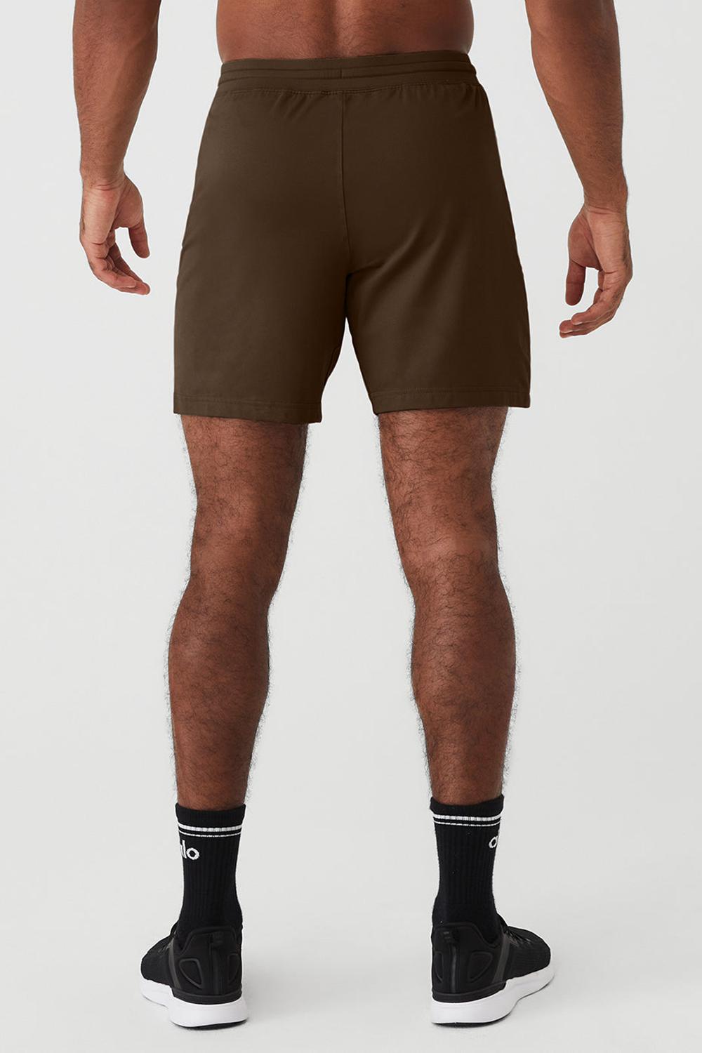 Alo Yoga Conquer Reform Miesten Shortsit Espresso | Suomi  4053-HNLYF