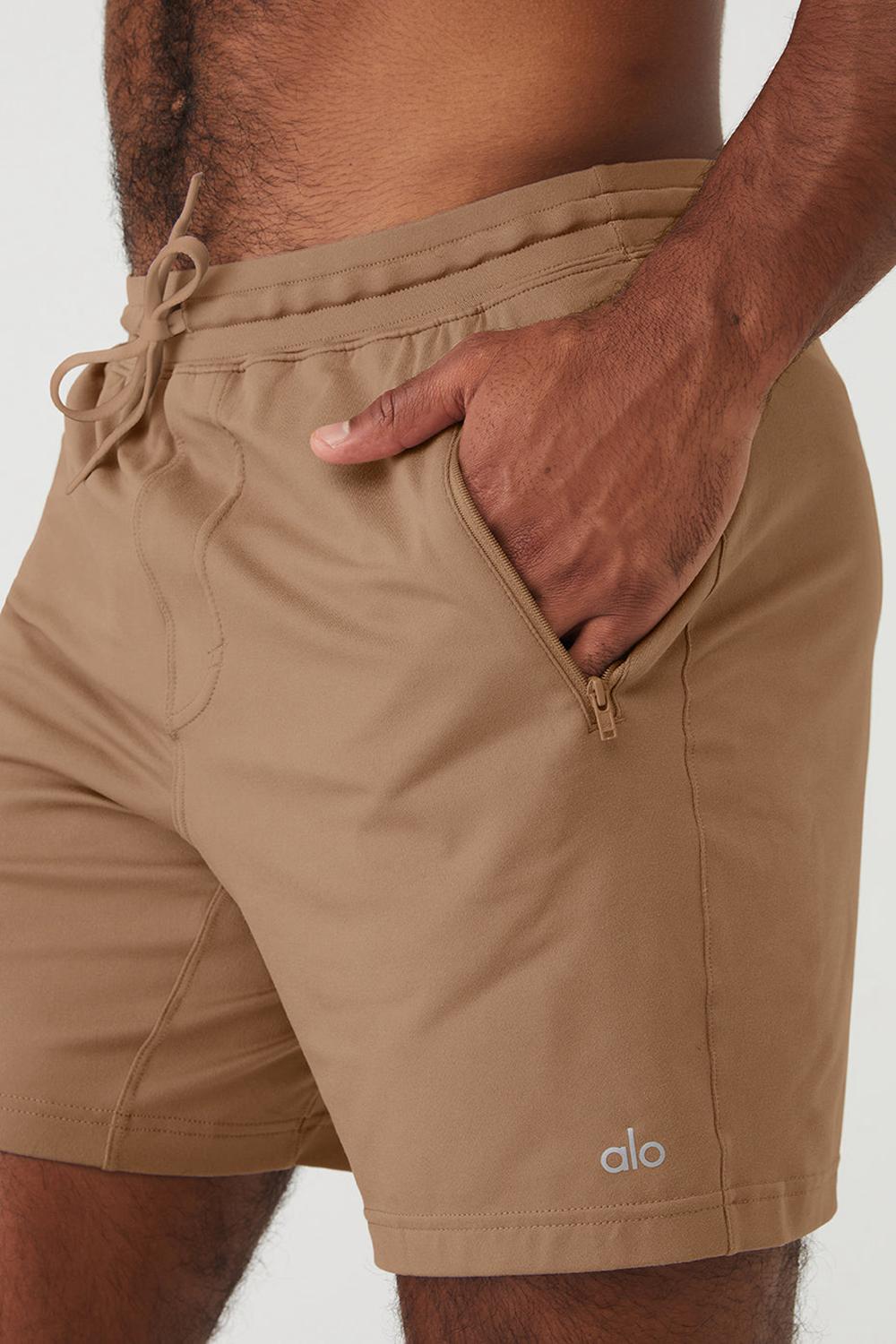 Alo Yoga Conquer Reform Miesten Shortsit Gravel | Suomi  3618-KUWMS