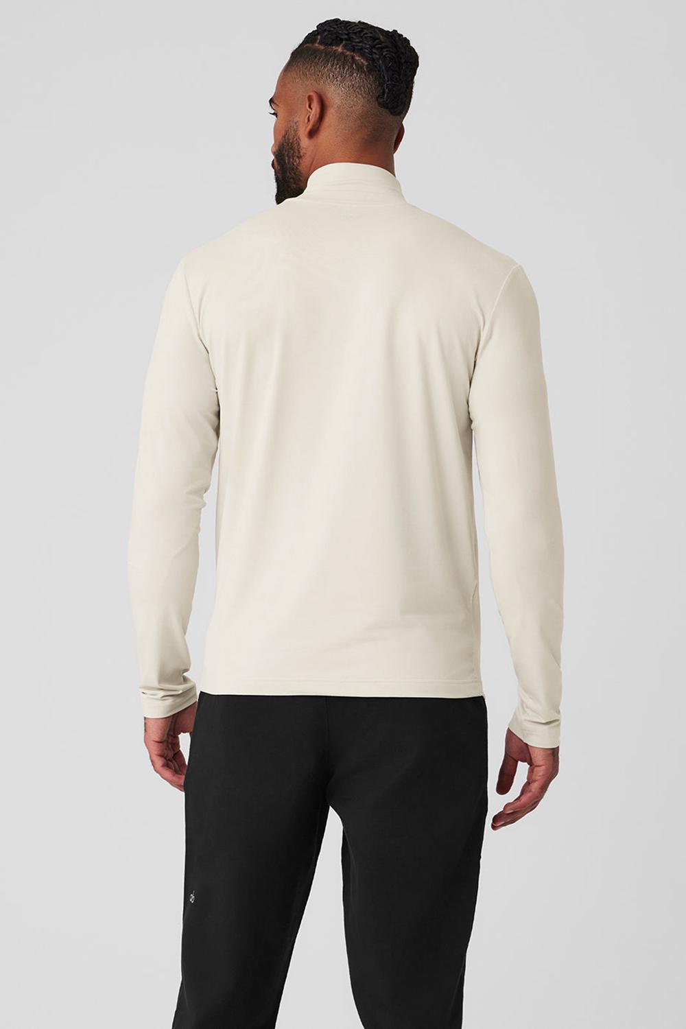 Alo Yoga Conquer Reform Mock Neck Miesten Pitkähihainen Bone | Suomi  3529-XFVUN