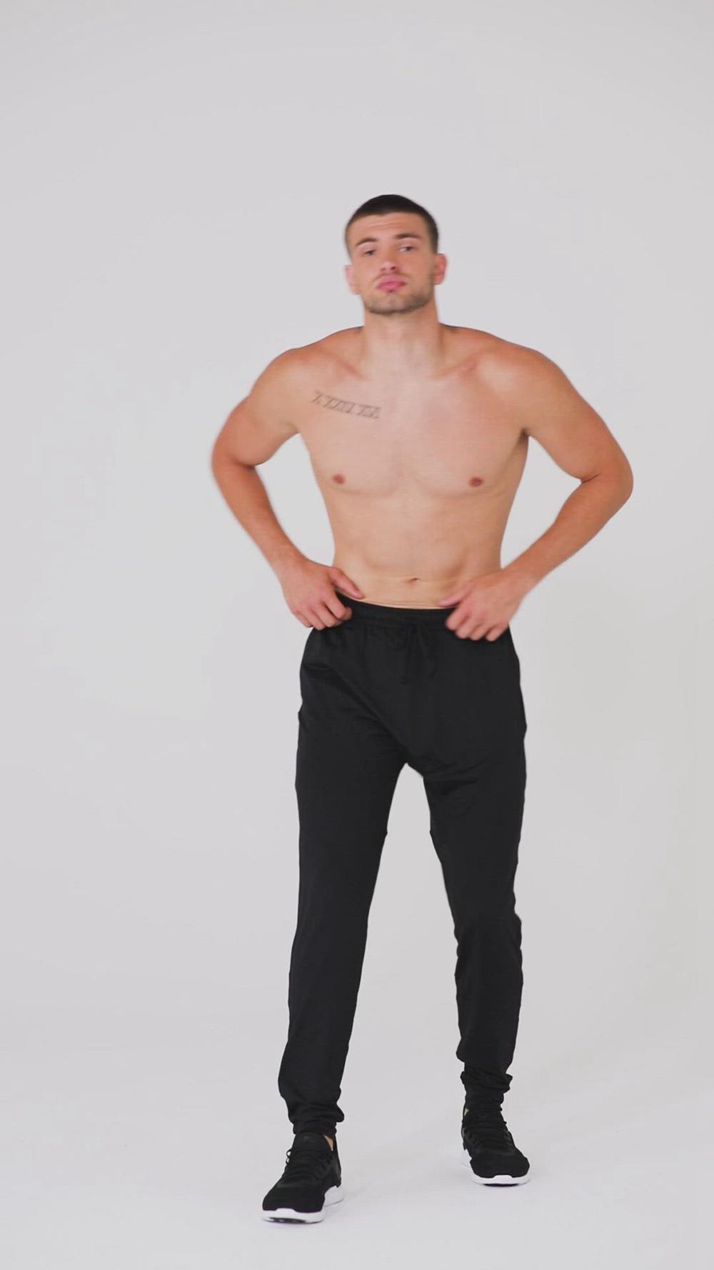 Alo Yoga Conquer Revitalize Miesten Housut Anthracite | Suomi  1786-JABWP