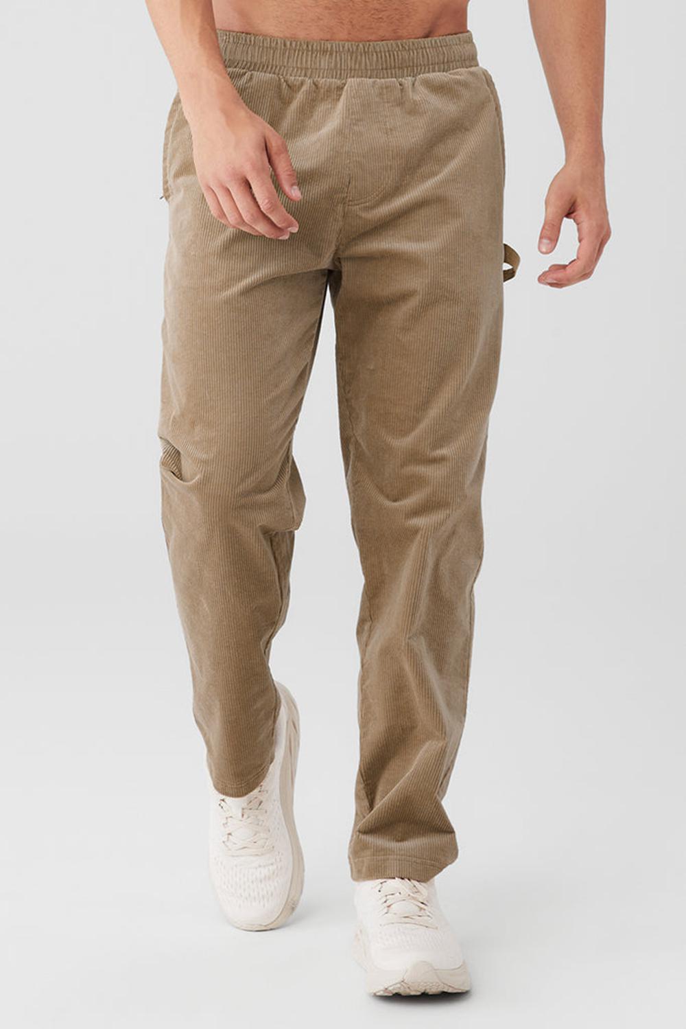 Alo Yoga Corduroy District Miesten Collegehousut Gravel | Suomi  9632-DORYW