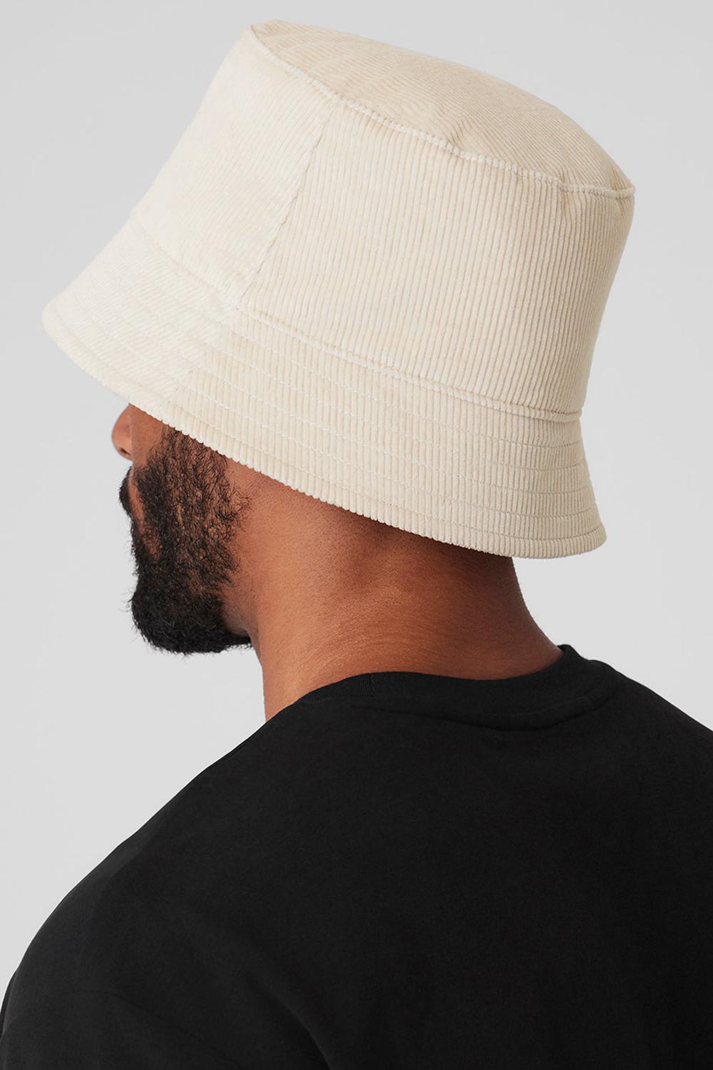 Alo Yoga Corduroy Neighborhood Miesten Bucket Hattu Bone | Suomi  0397-KHDEA