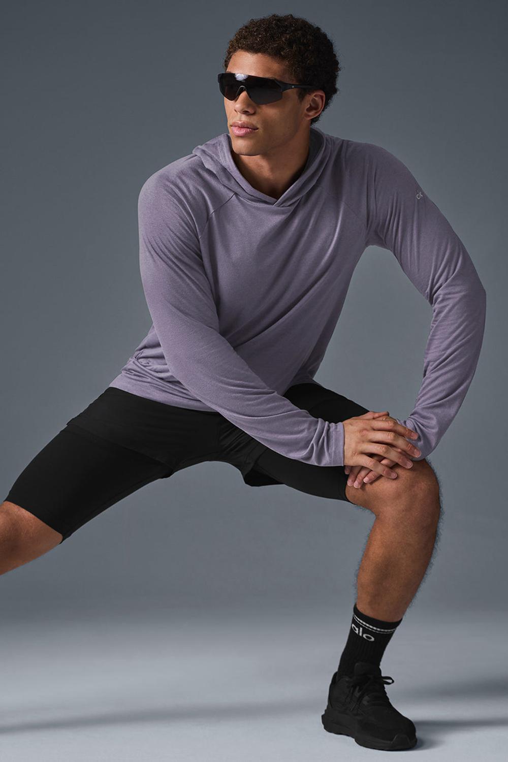 Alo Yoga Core Runner Miesten Huppari Italian Plum | Suomi  1573-CDPAN